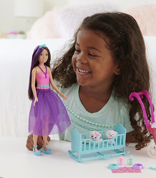 Skipper™ Doll And Nurturing Playset With Lambs and Stroller