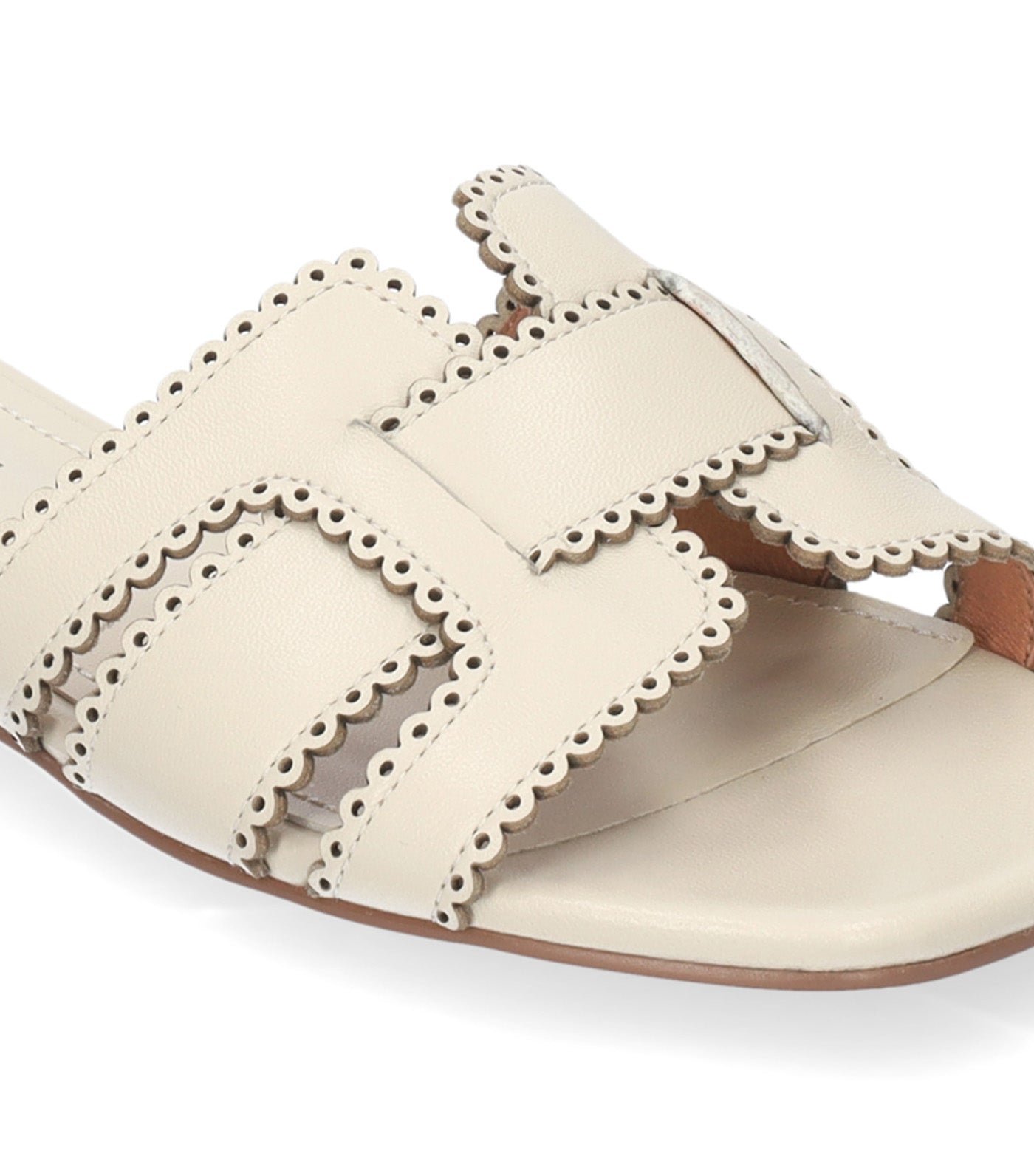 Bibi Lou Holly Flat Sandals White