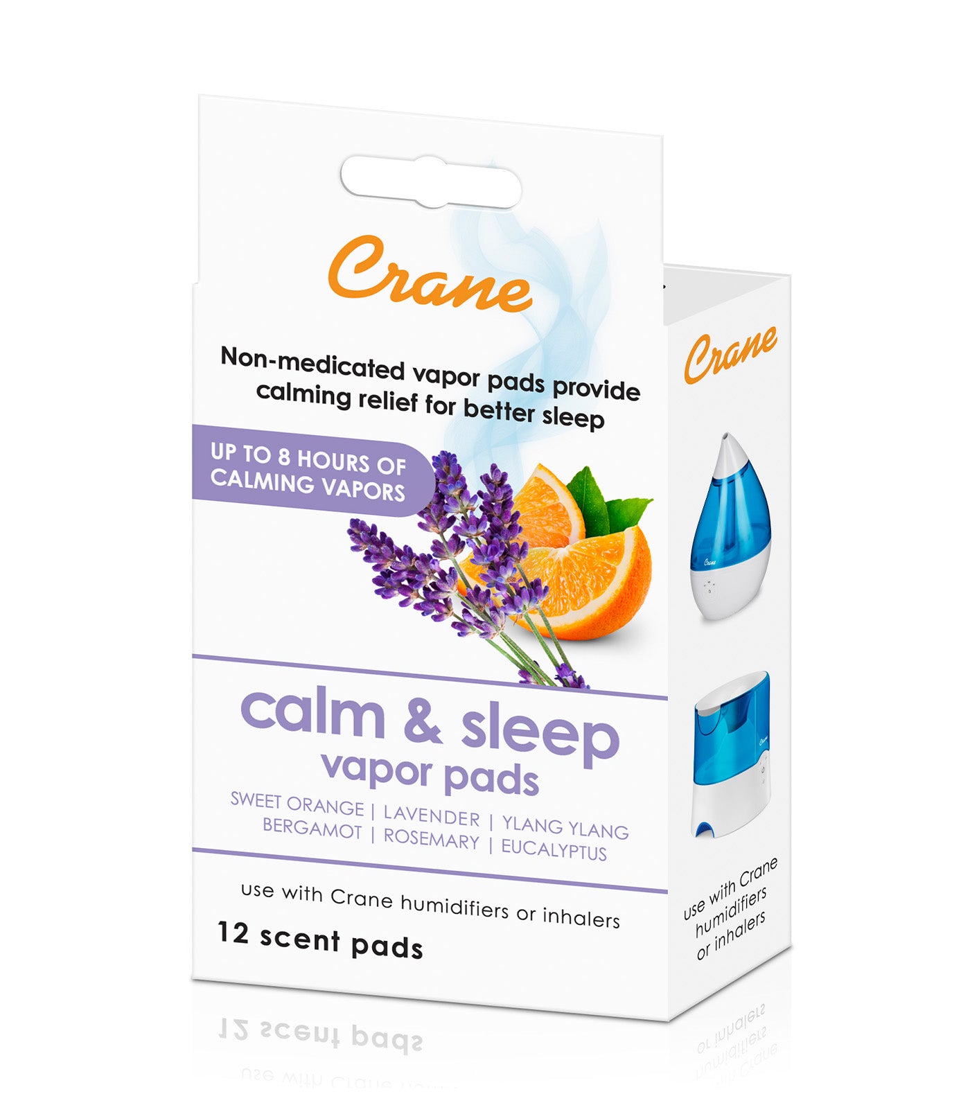 Calm & Sleep Vapor Pads for 2-in-1 Warm Mist and Steam Inhaler