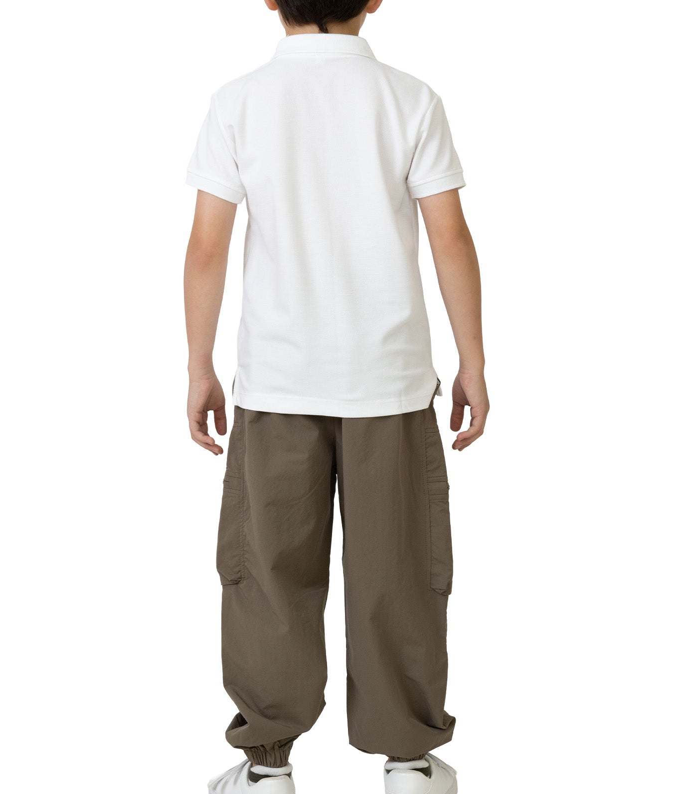 Rustan Jr. Haze Short Sleeve Polo Shirt White