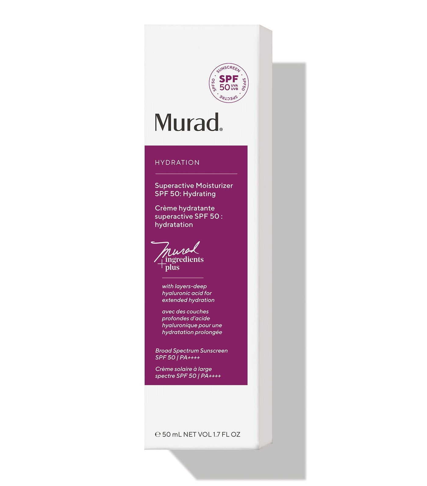 Superactive Hydrating Moisturizer SPF 50 | PA++++