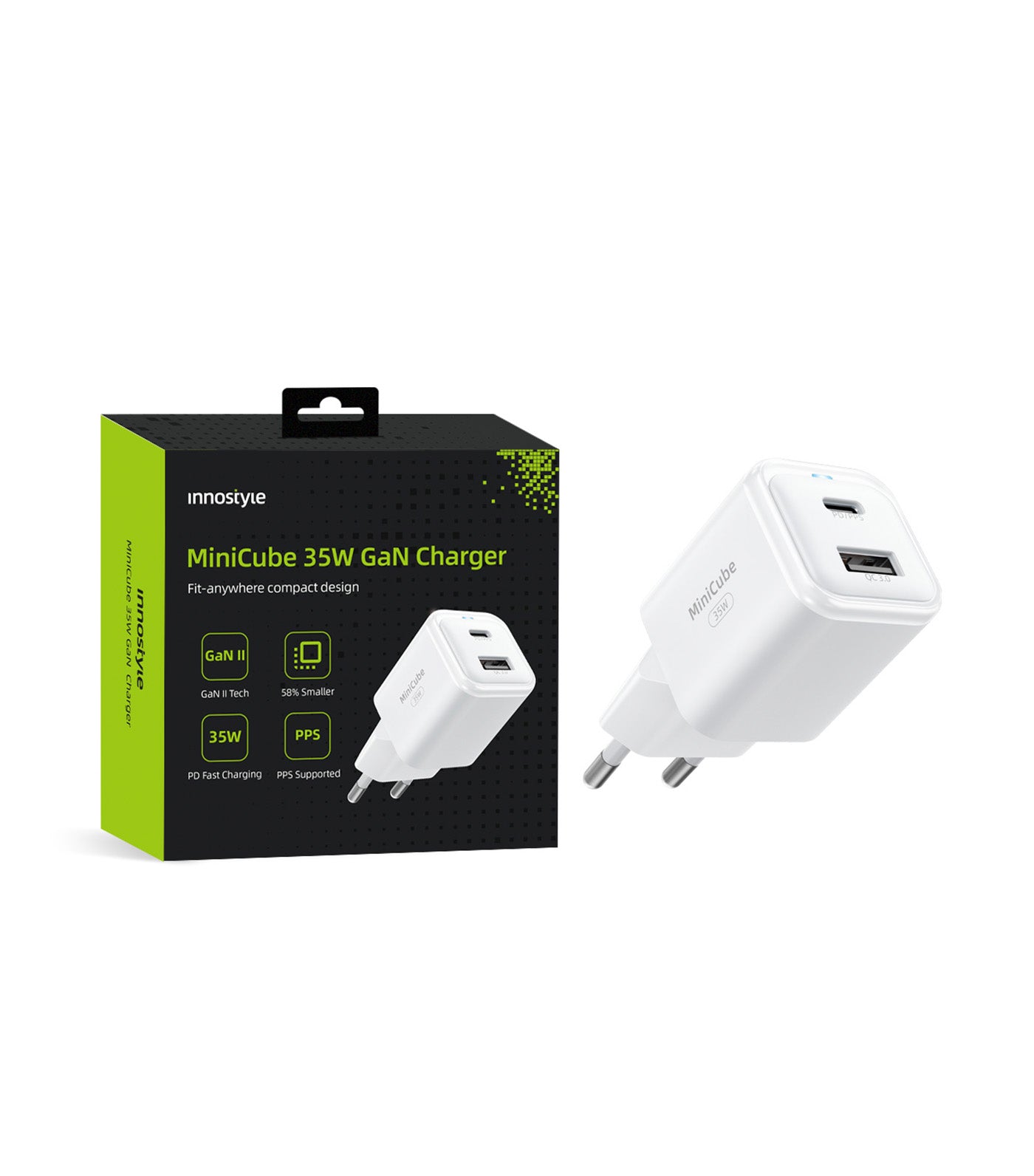 MiniCube 35W 1C1A Charger White