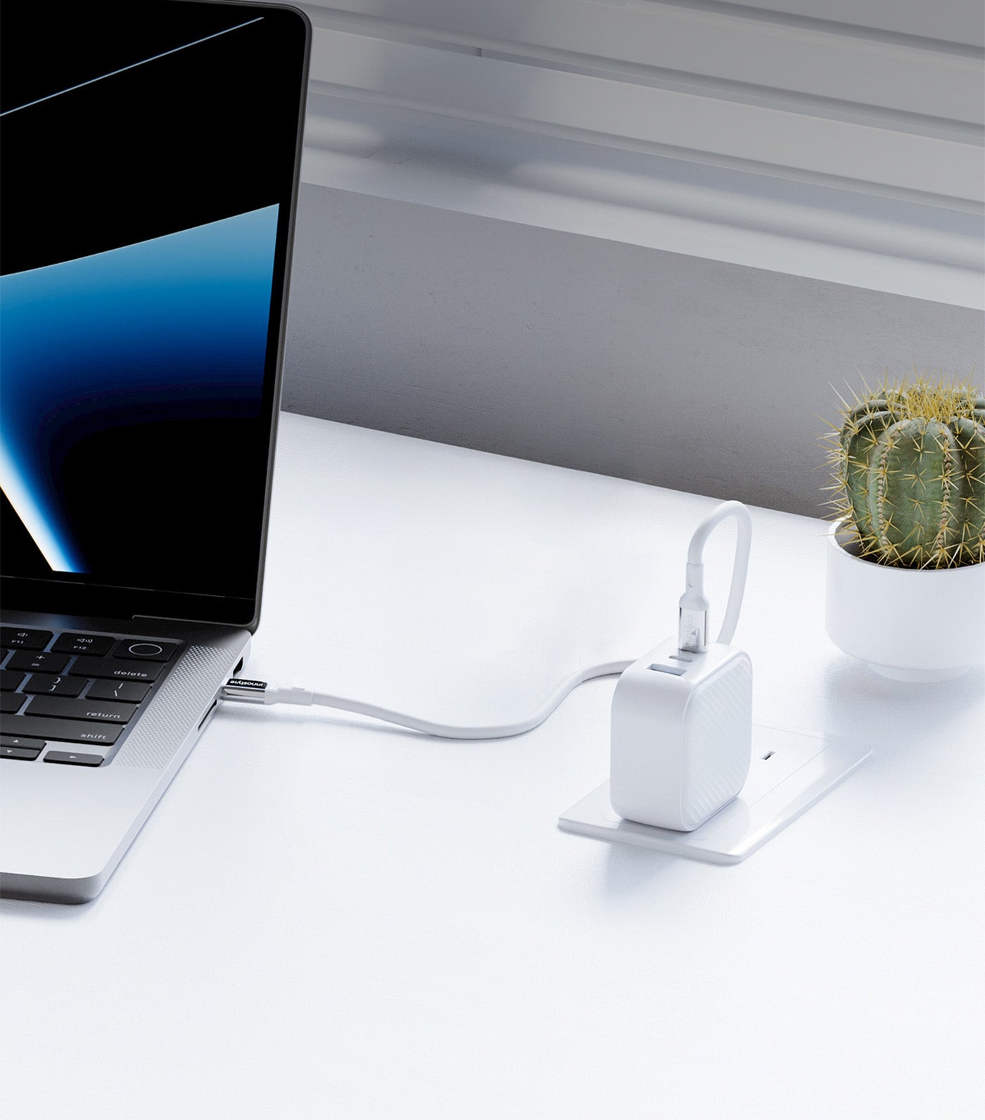 MiniCube 65W 3-Port Charger White