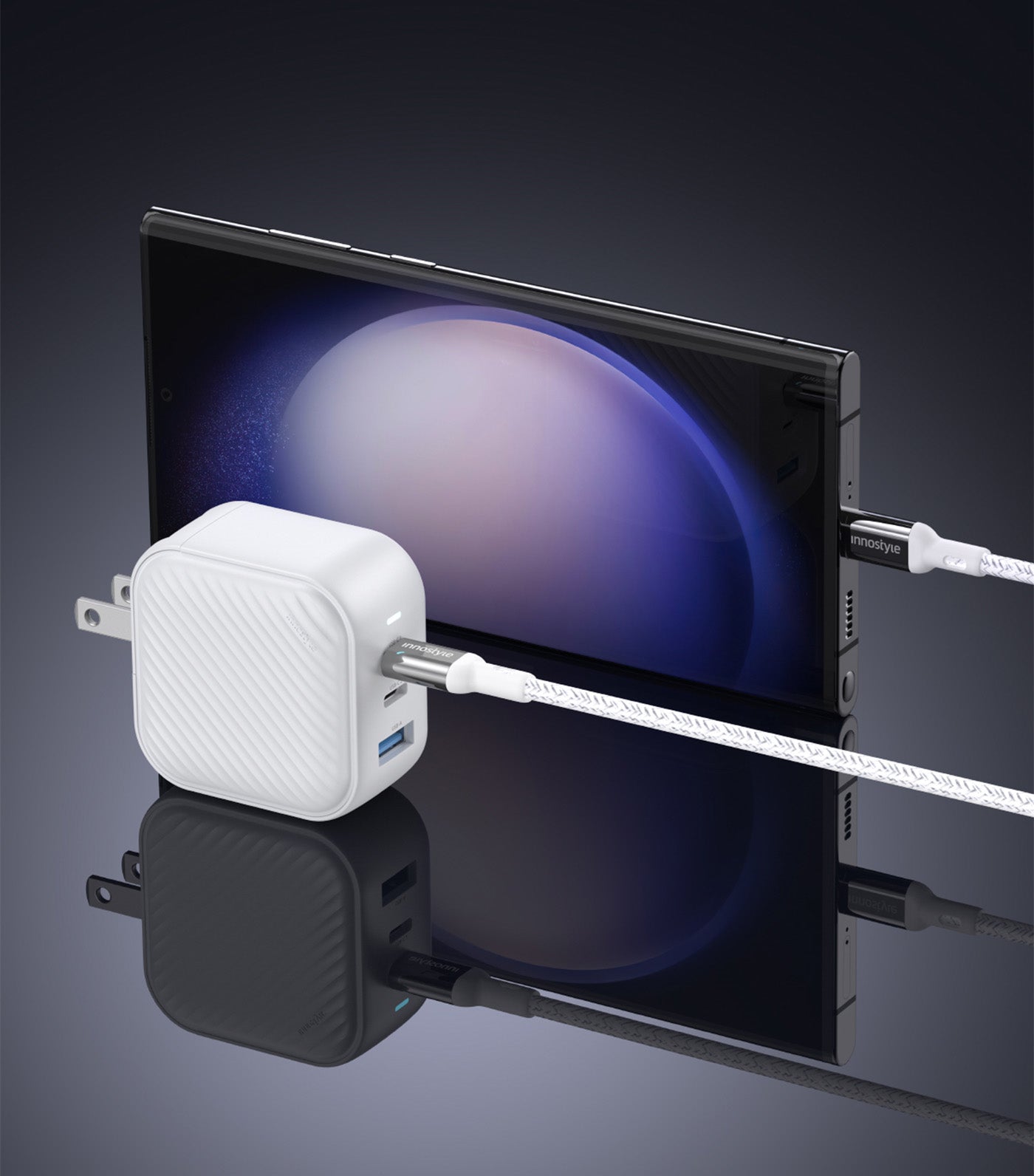 MiniCube 65W 3-Port Charger White