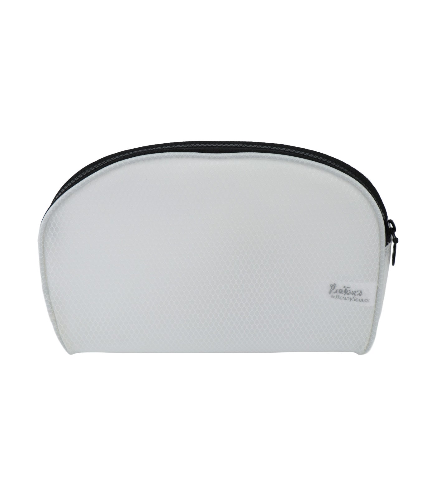 Beauty Essentials EVA Round Top Purse - White