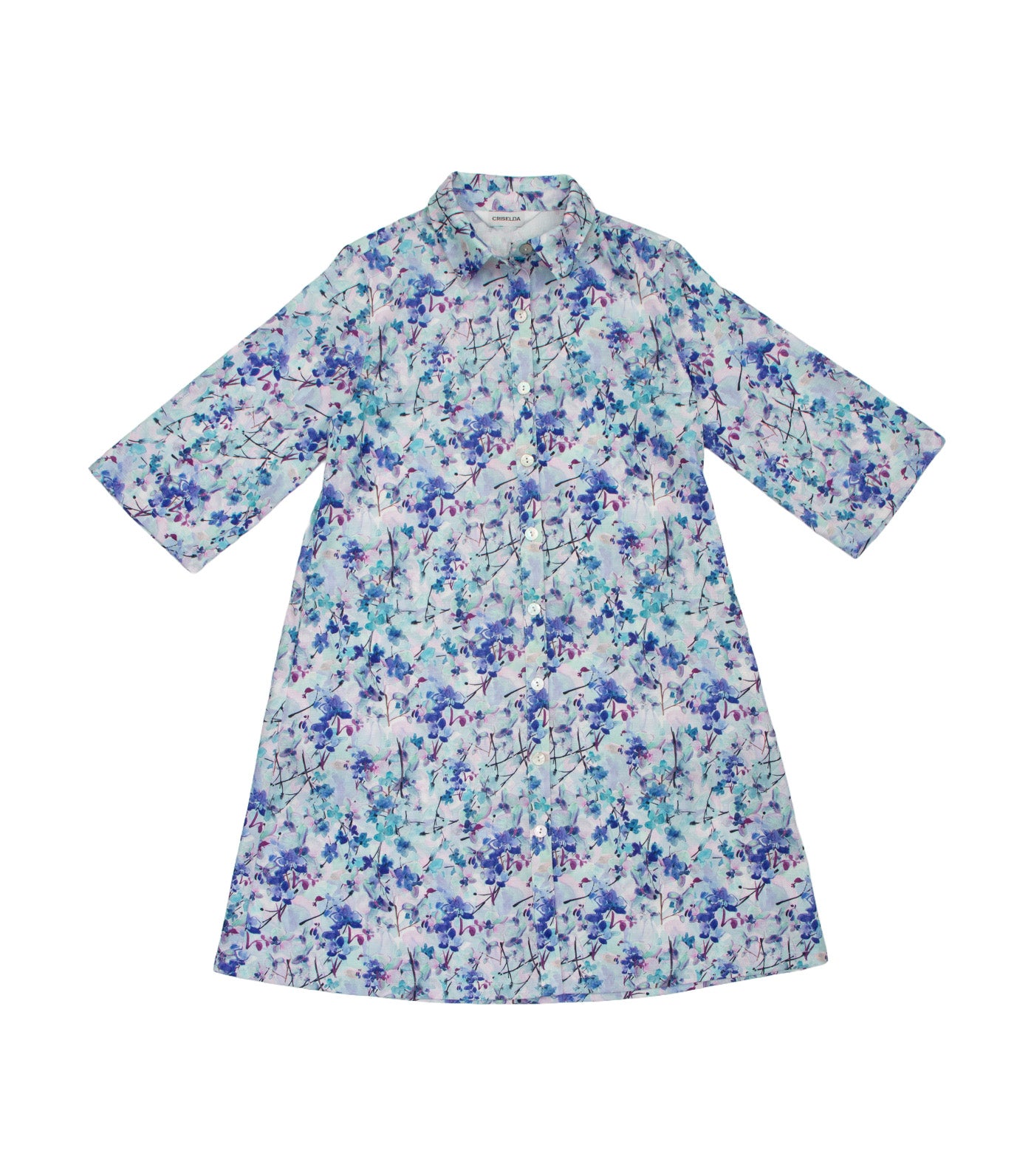 Ava Dress Blue Floral