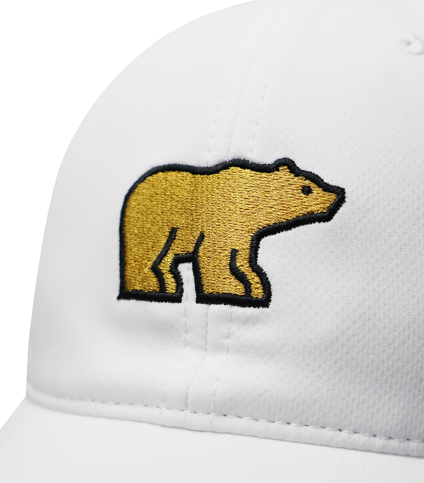 Golden Bear Embroidered Rope Hat