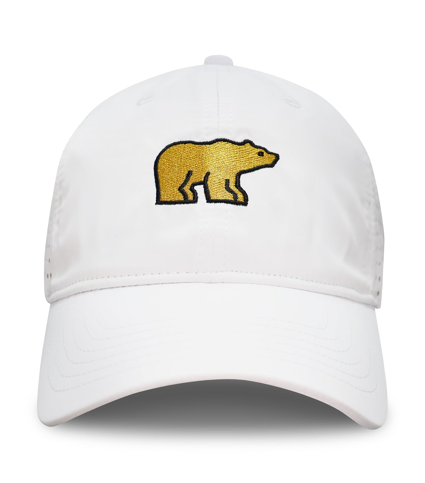 Golden Bear Embroidered Ladies Ponytail Cap