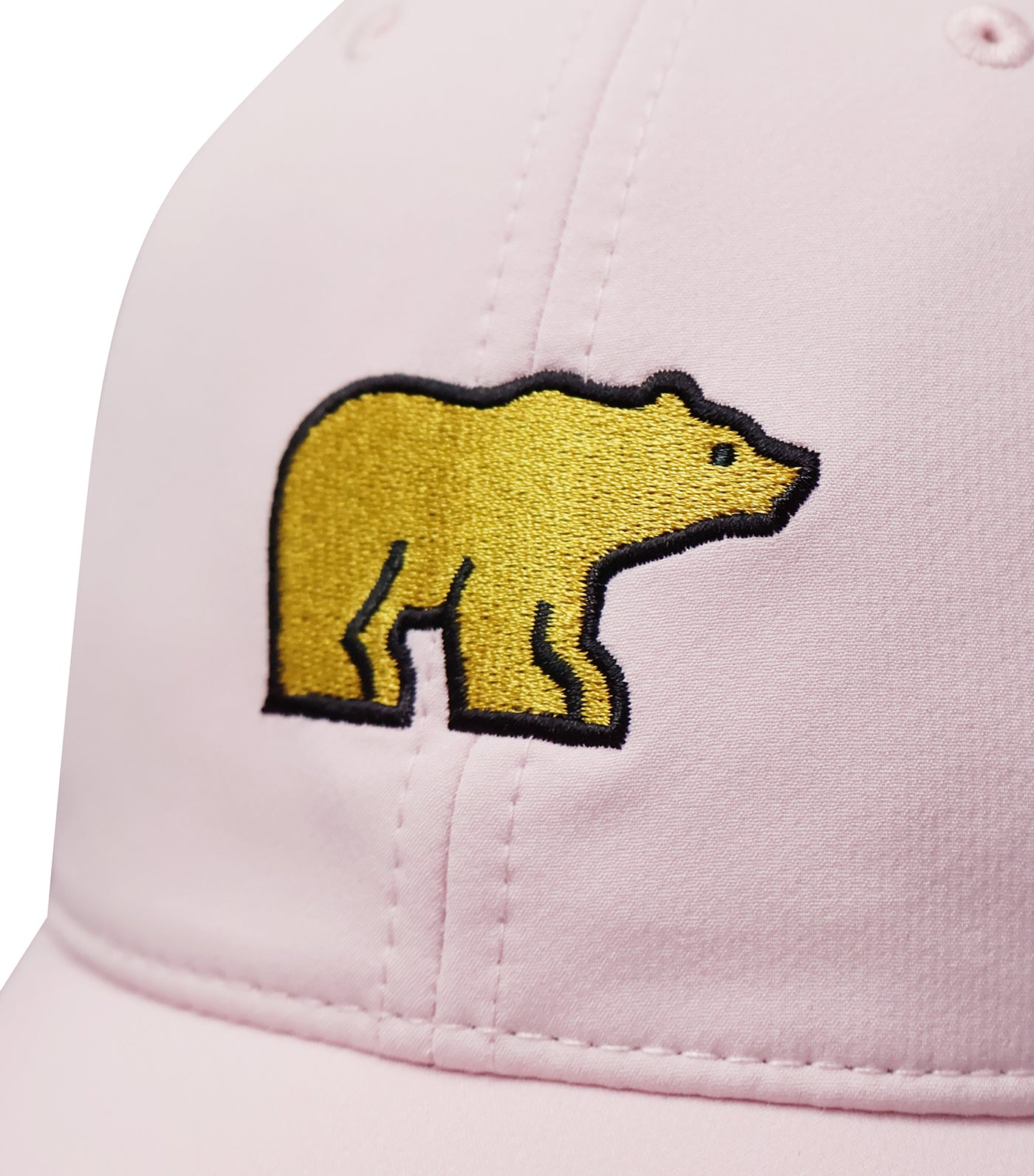 Golden Bear Embroidered Ladies Ponytail Cap