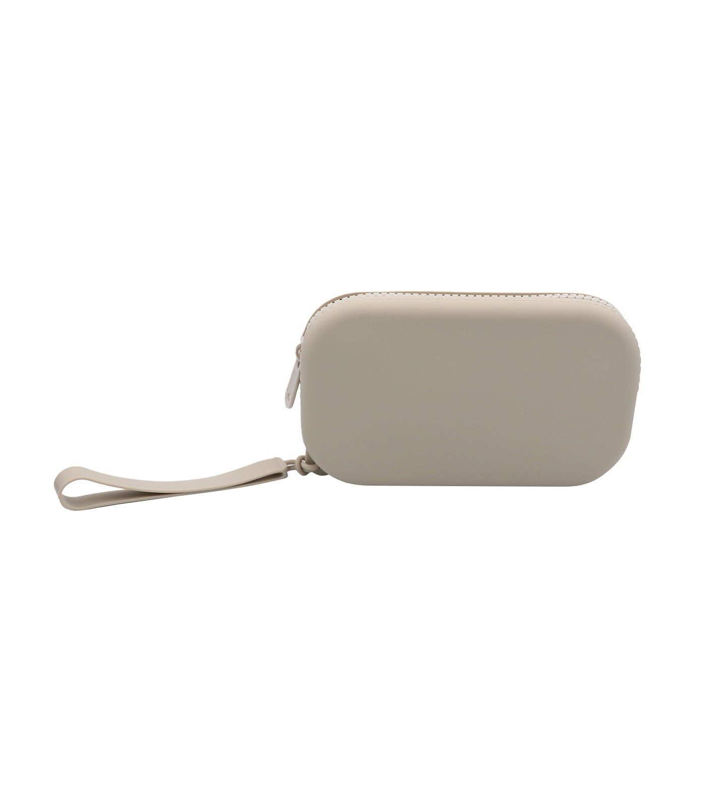 Silicone Round Pouch - Taupe