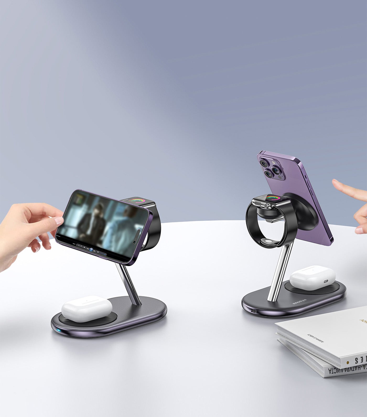 Magstation 3-in-1 Charging Station Black