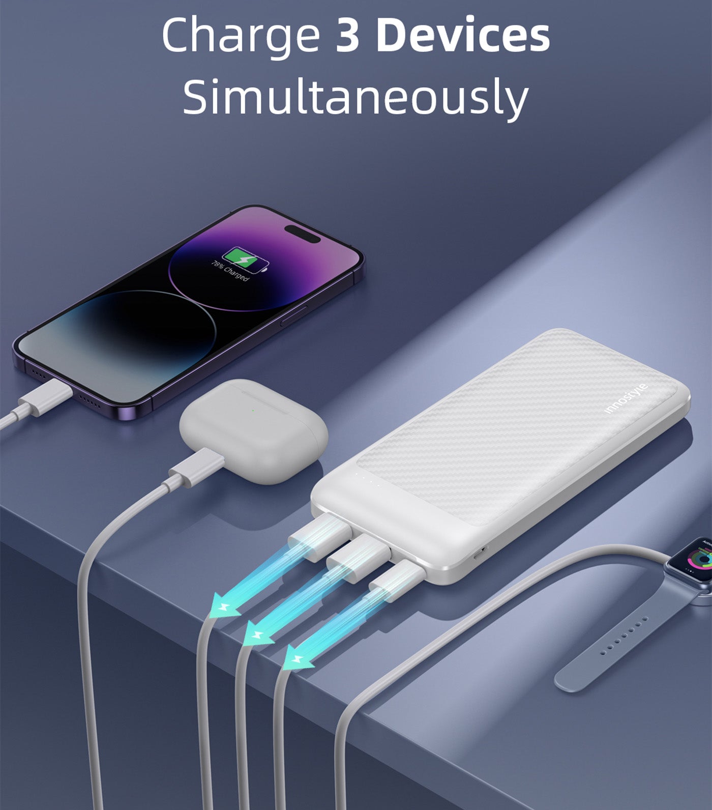 PowerSmart+ Power Bank 20W 10000mAh White