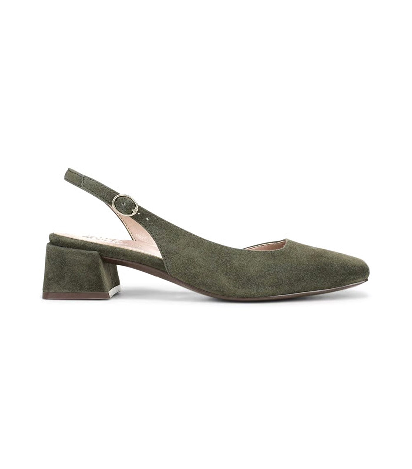 Jayla Slingback Pump Cactus Clay Green Suede