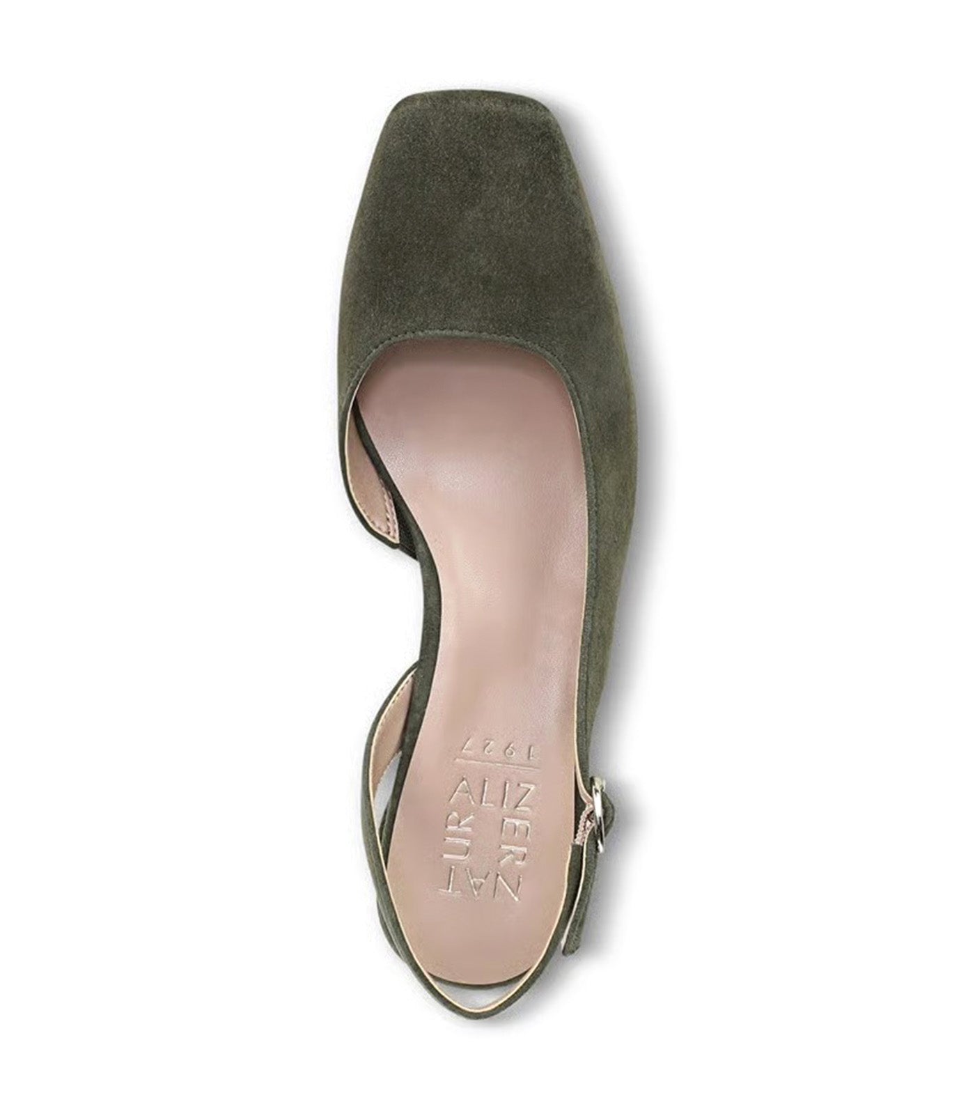 Jayla Slingback Pump Cactus Clay Green Suede