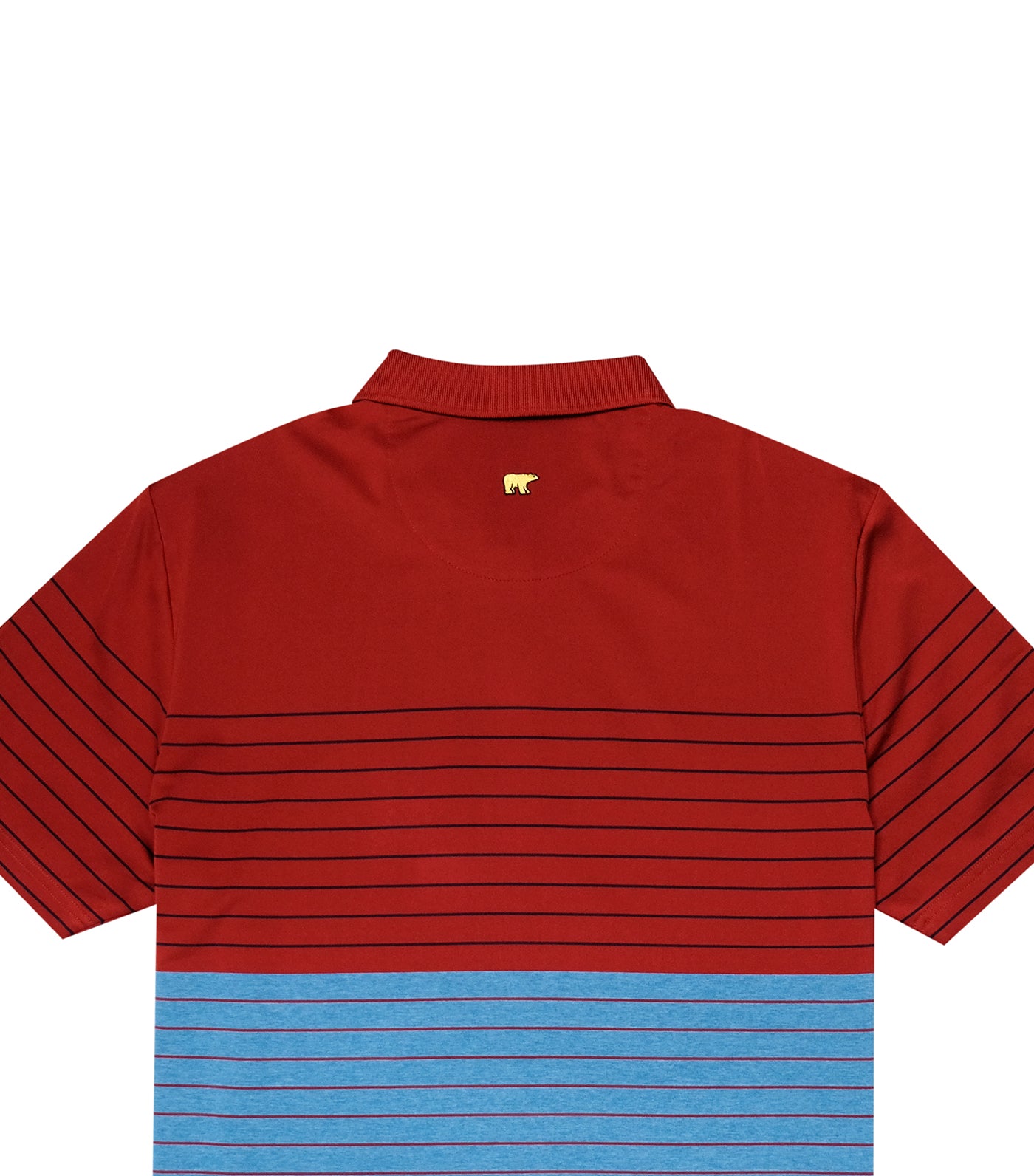 Heather Fine Stripe Polo Red Root