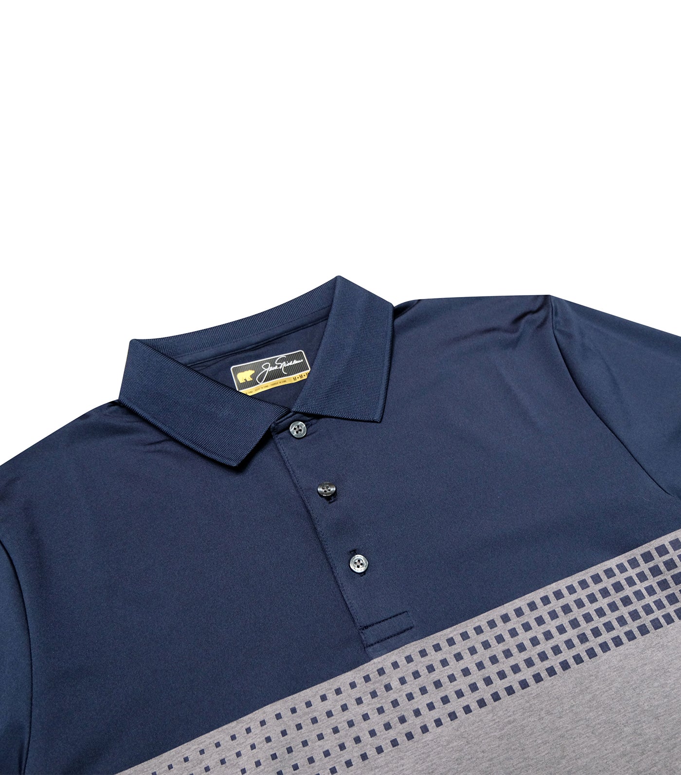 Ombre Chest Stripe Polo Classic Navy