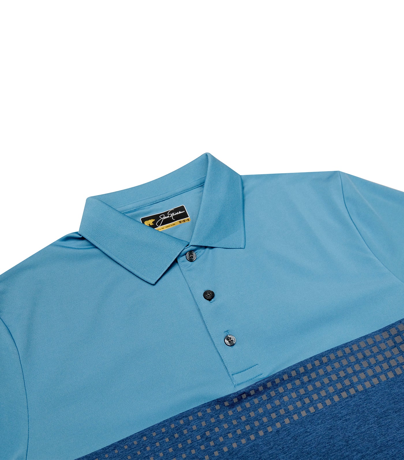 Ombre Chest Stripe Polo Tucker Blue