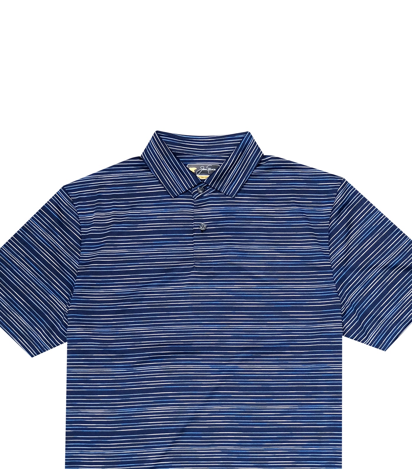 Space Dye Micro Stripe Polo Classic Navy