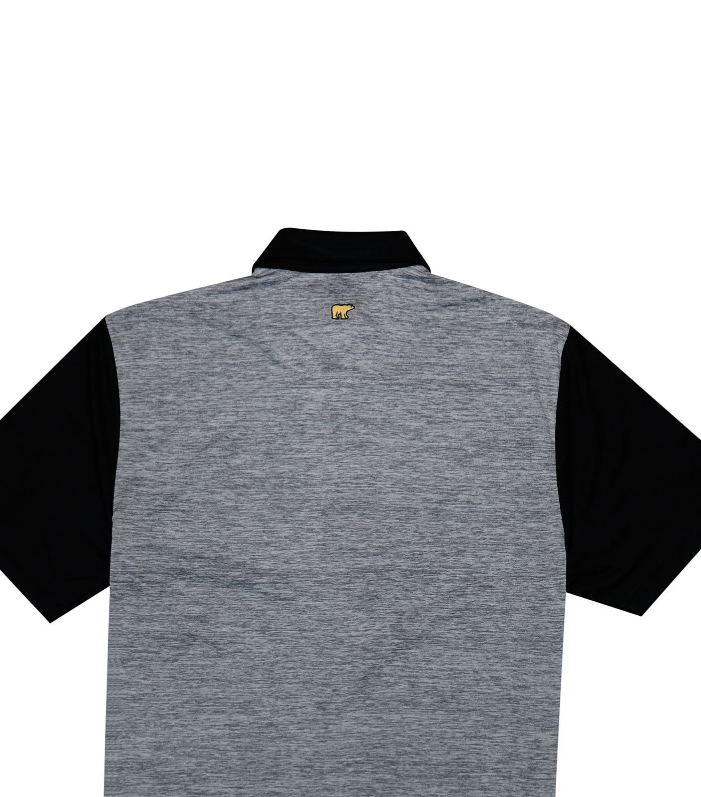 Vertical Stripe Full Button Polo Caviar