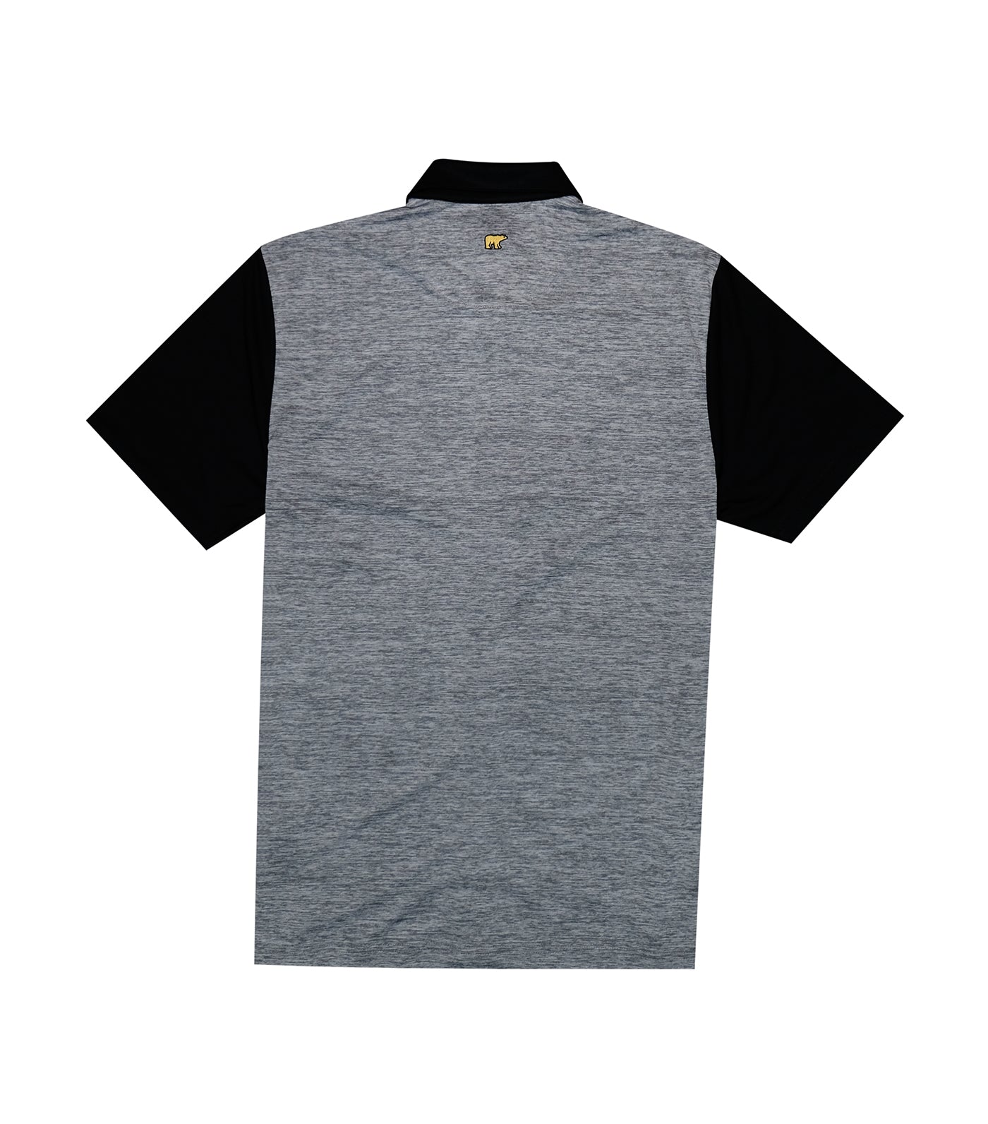 Vertical Stripe Full Button Polo Caviar