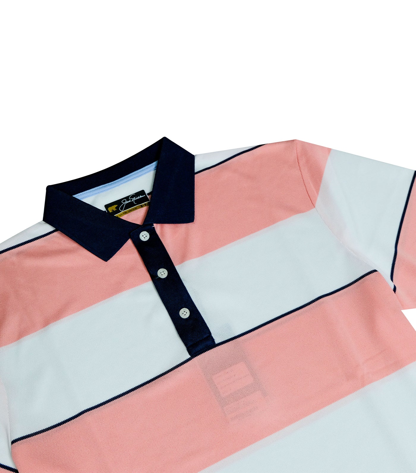 Regatta Stripe Polo Sporting Coral