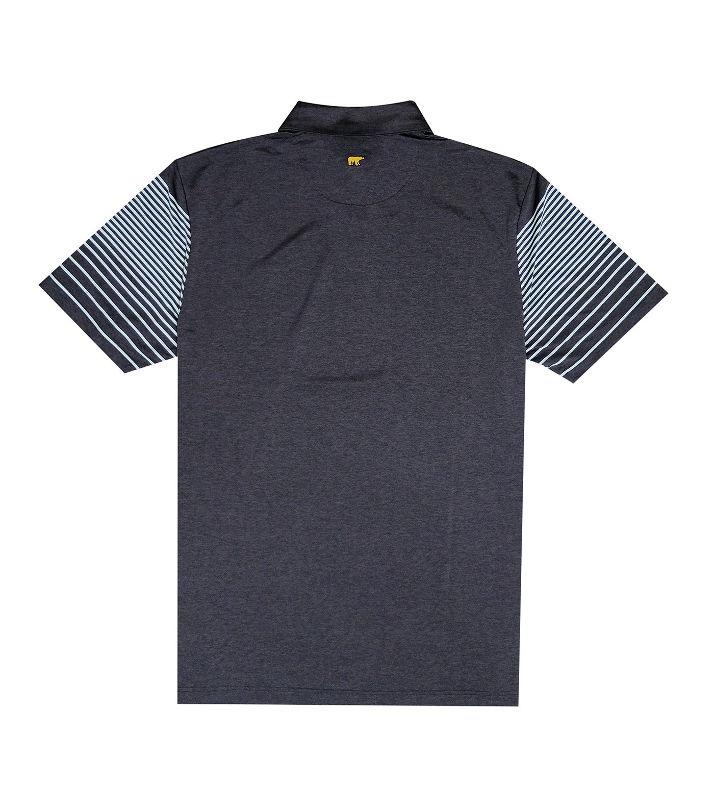 Fine Chest Stripe Polo Caviar