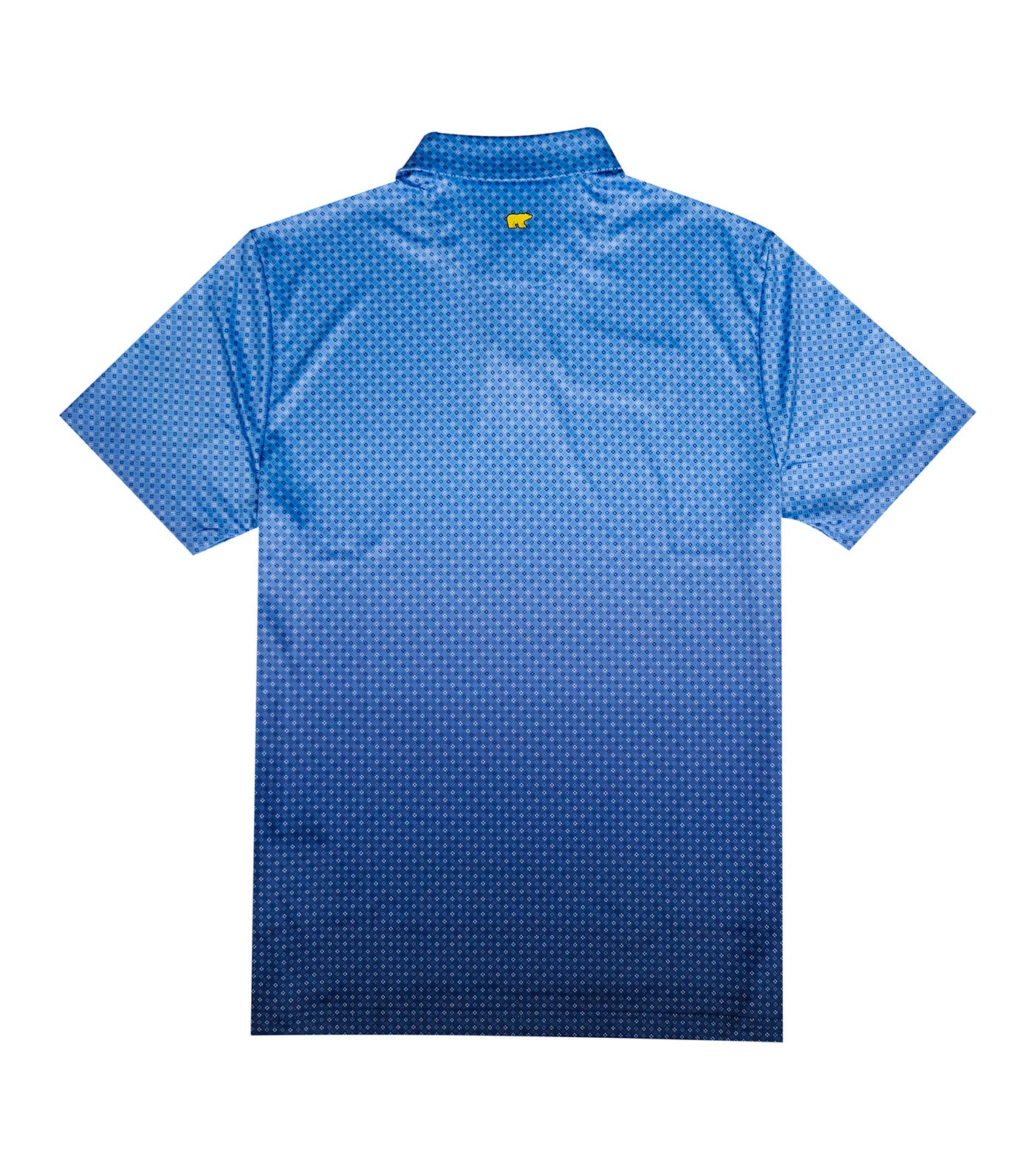 Ombre Mini Print Polo Blue Robin