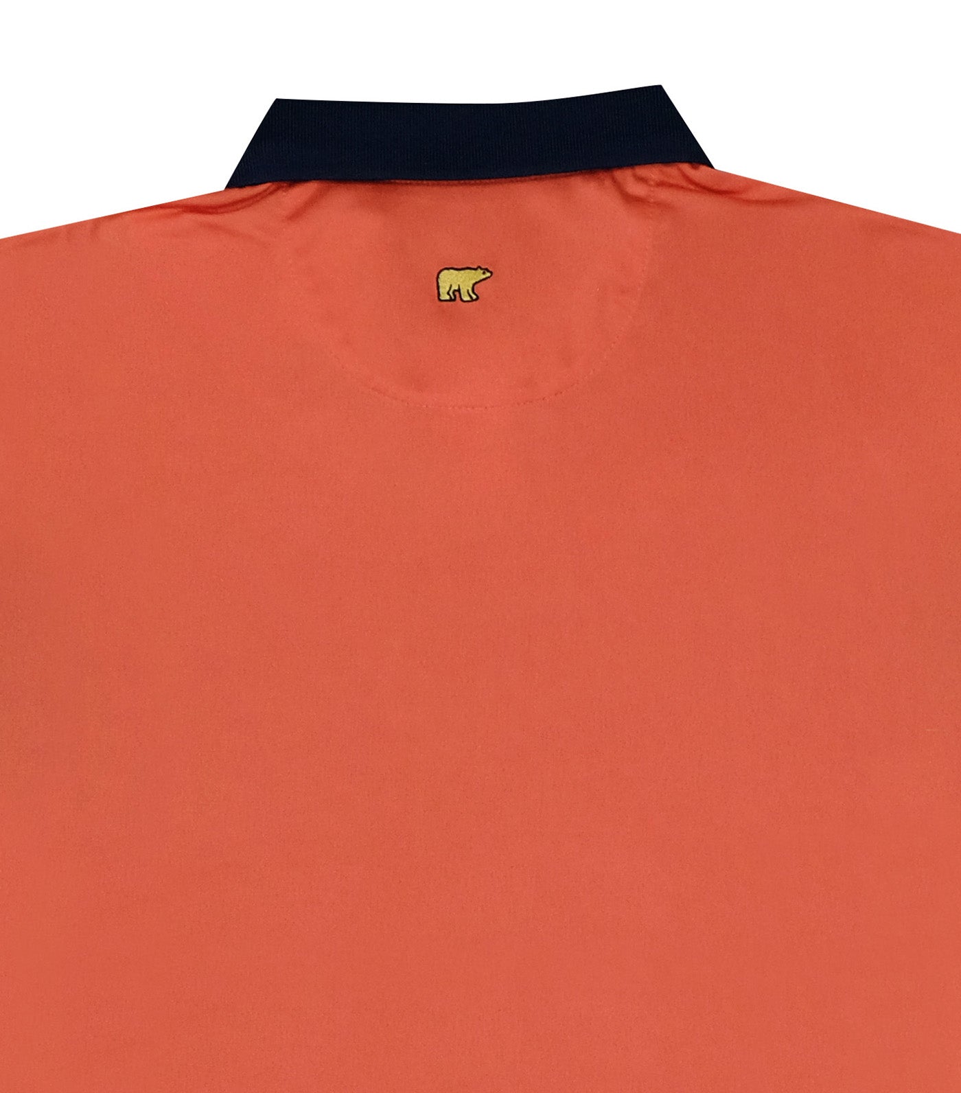 Engineered Chest Stripe Polo Autumn Peach