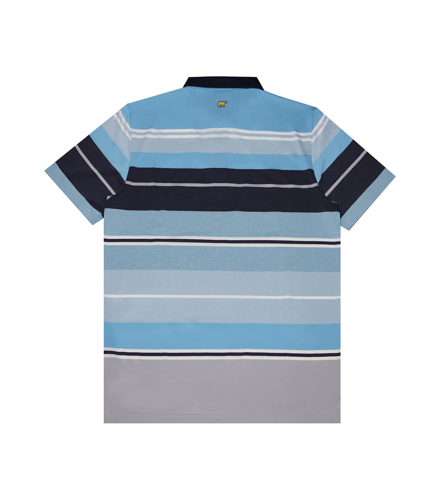 Multi Stripe Polo Blue Surf