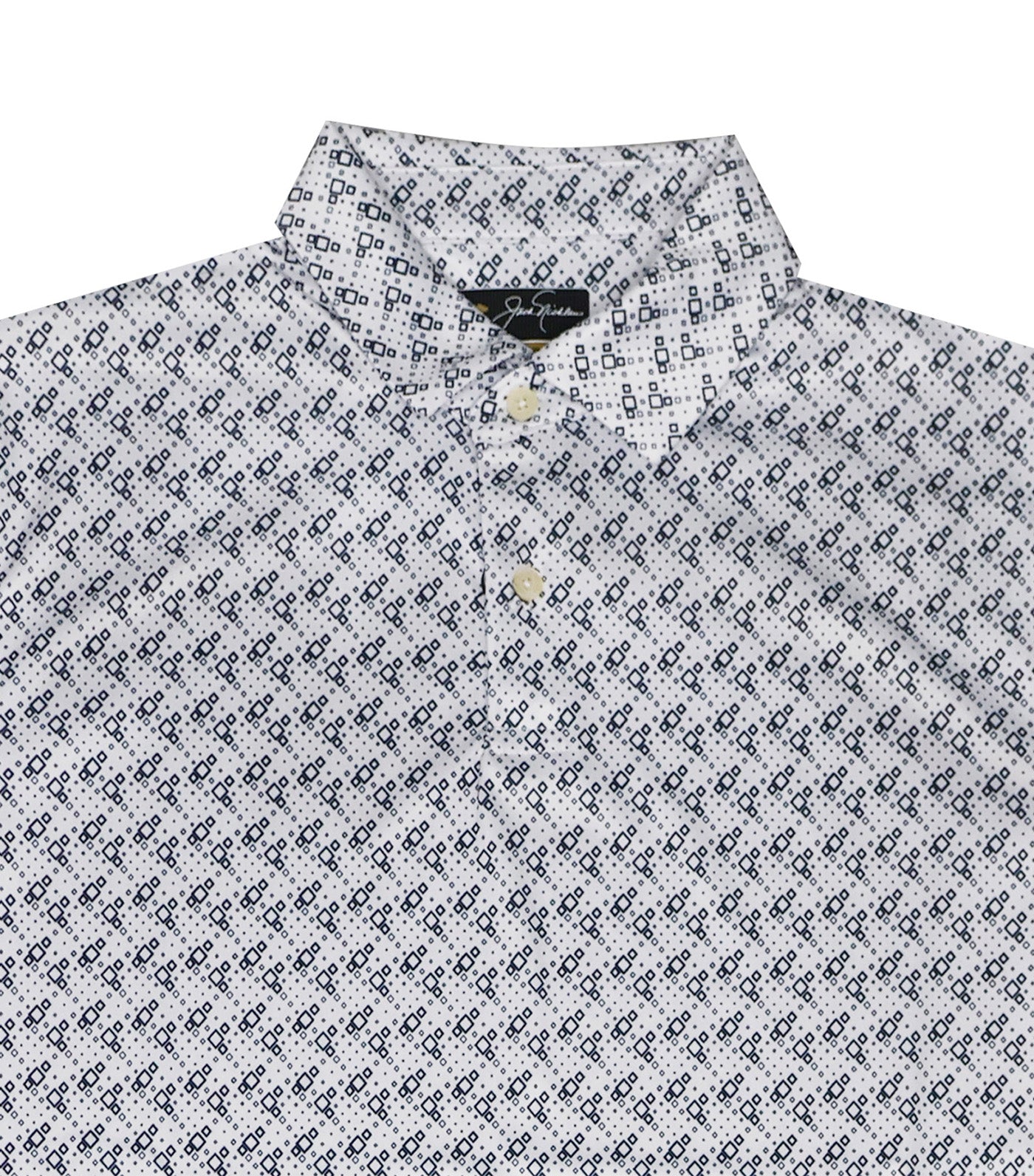 Box Print Polo Classic Navy