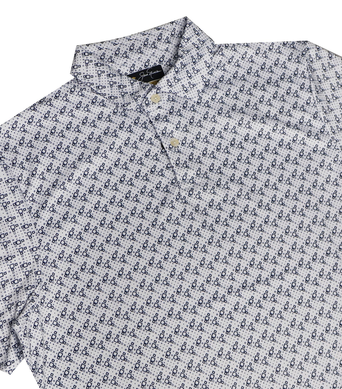 Box Print Polo Classic Navy