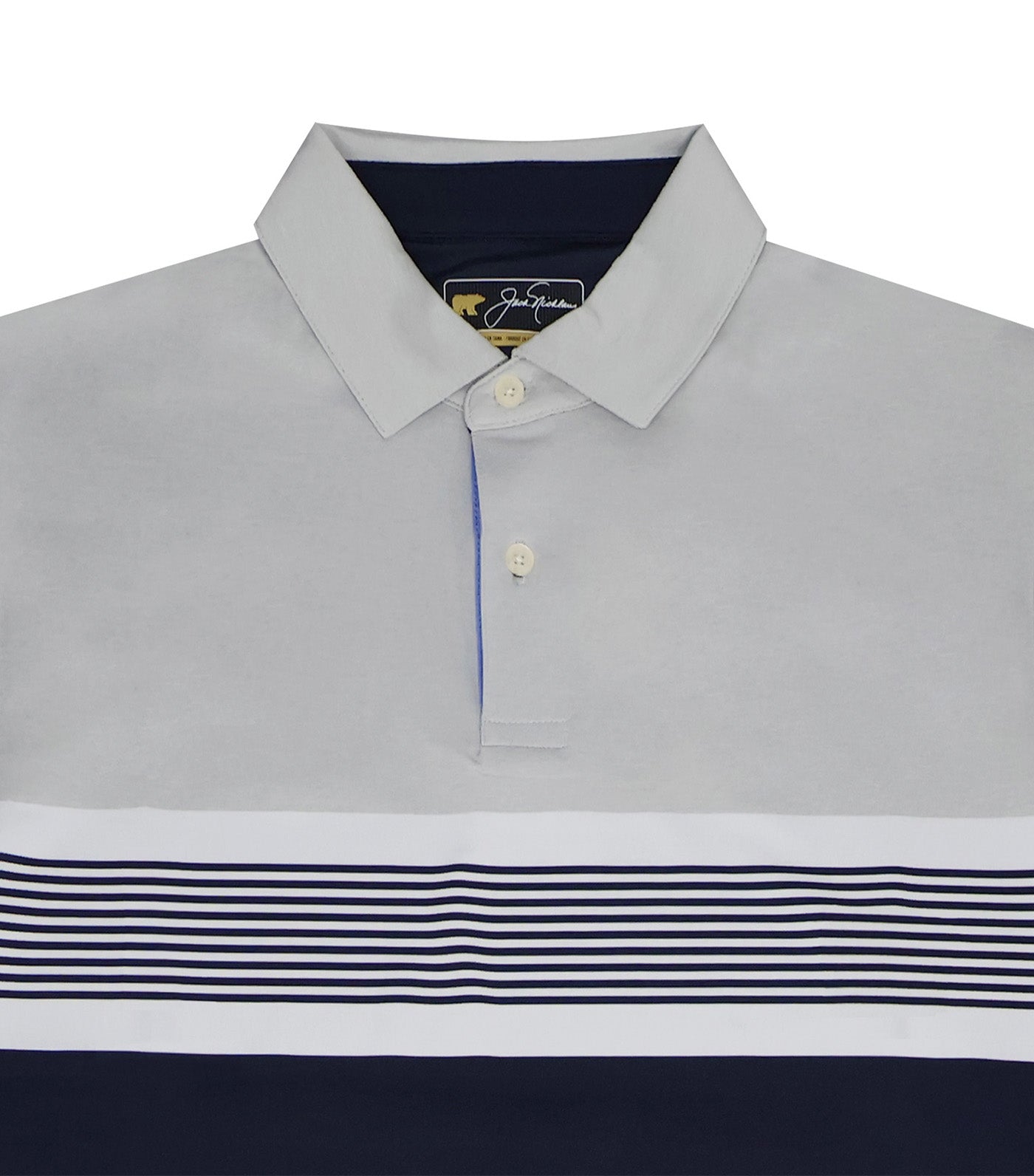 Tonal Stripe Polo Classic Navy