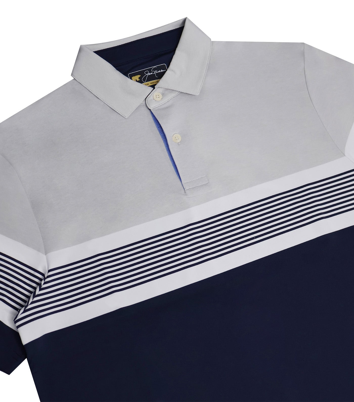 Tonal Stripe Polo Classic Navy