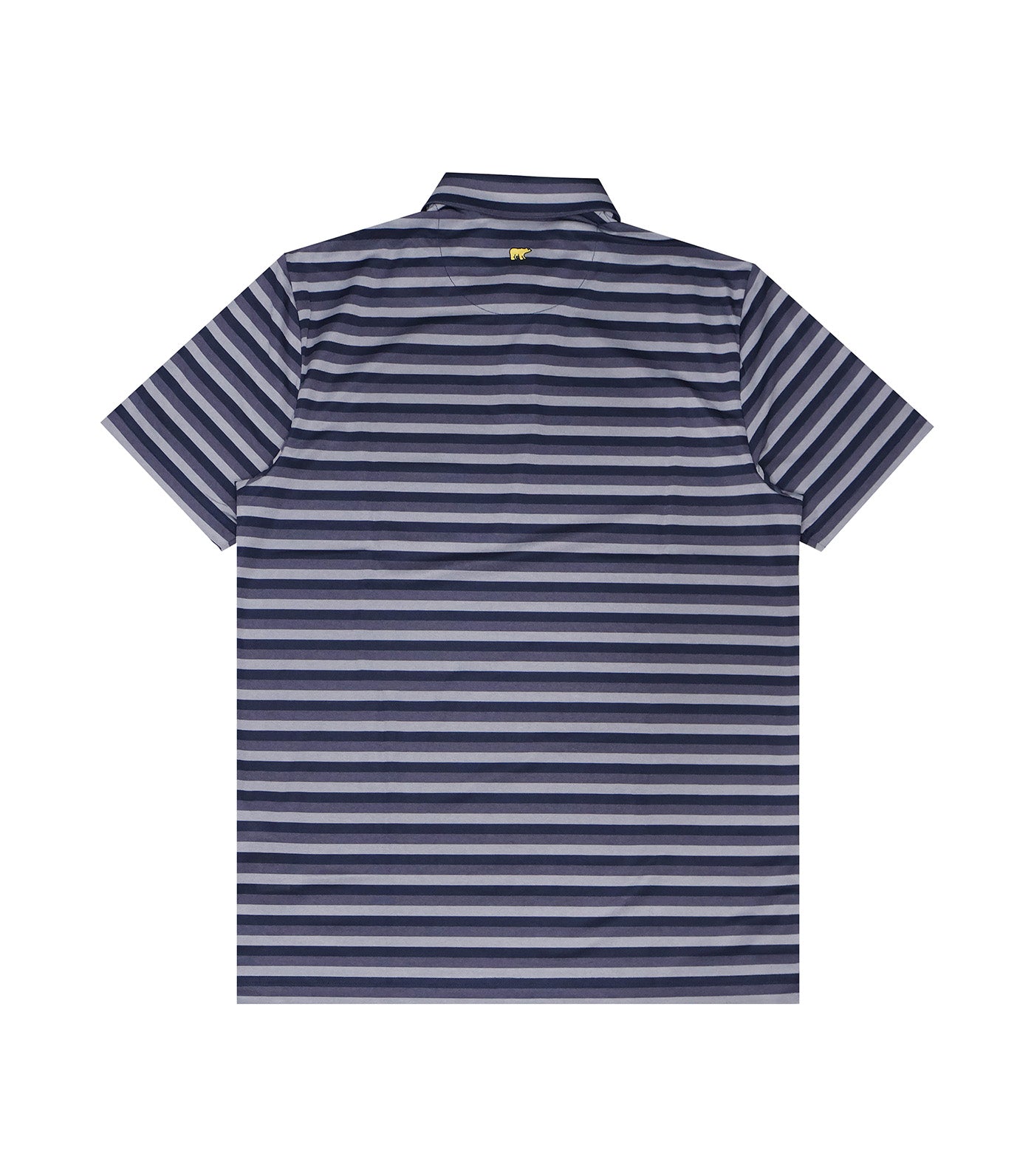 Heather Stripe Polo Silver Coast