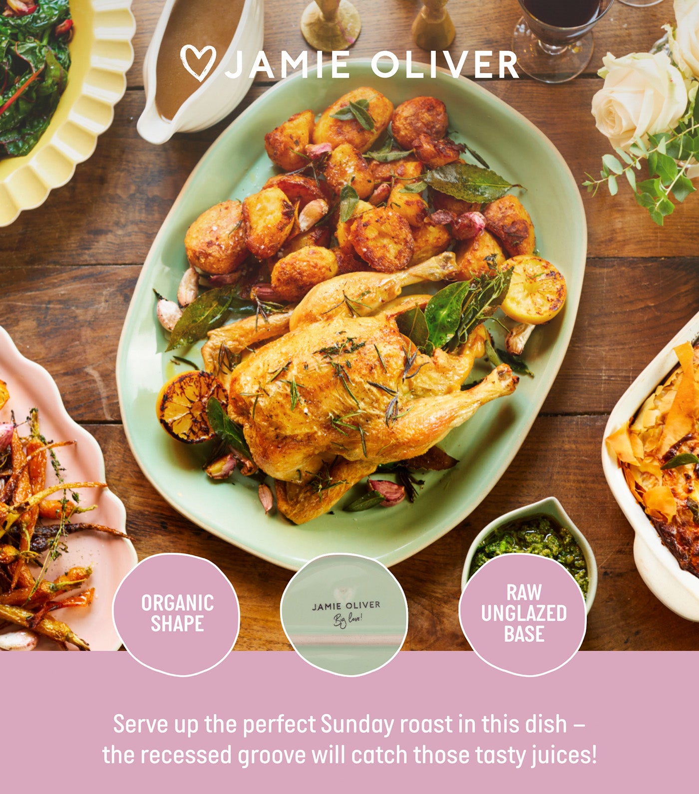 Big Love Feast Platter Green