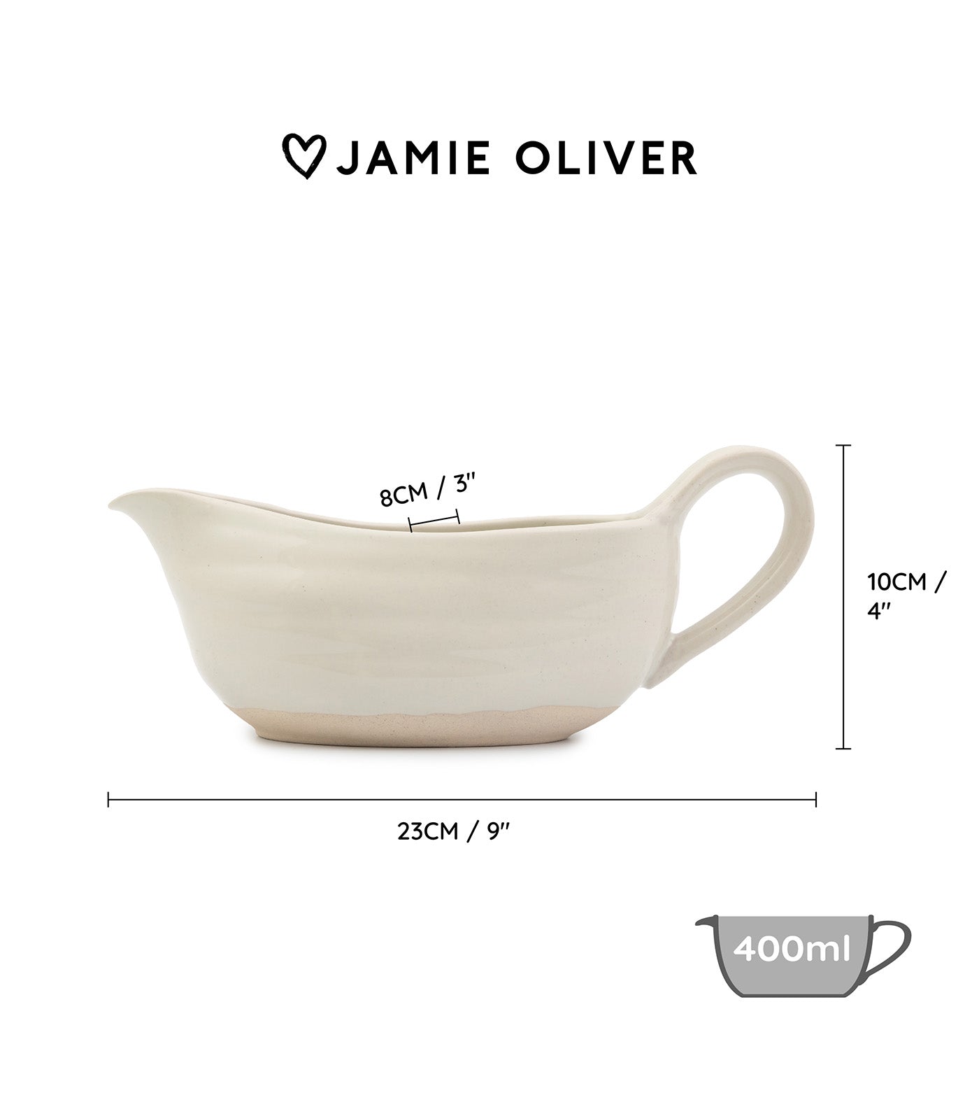 Big Love Great Gravy Boat 400 ml White