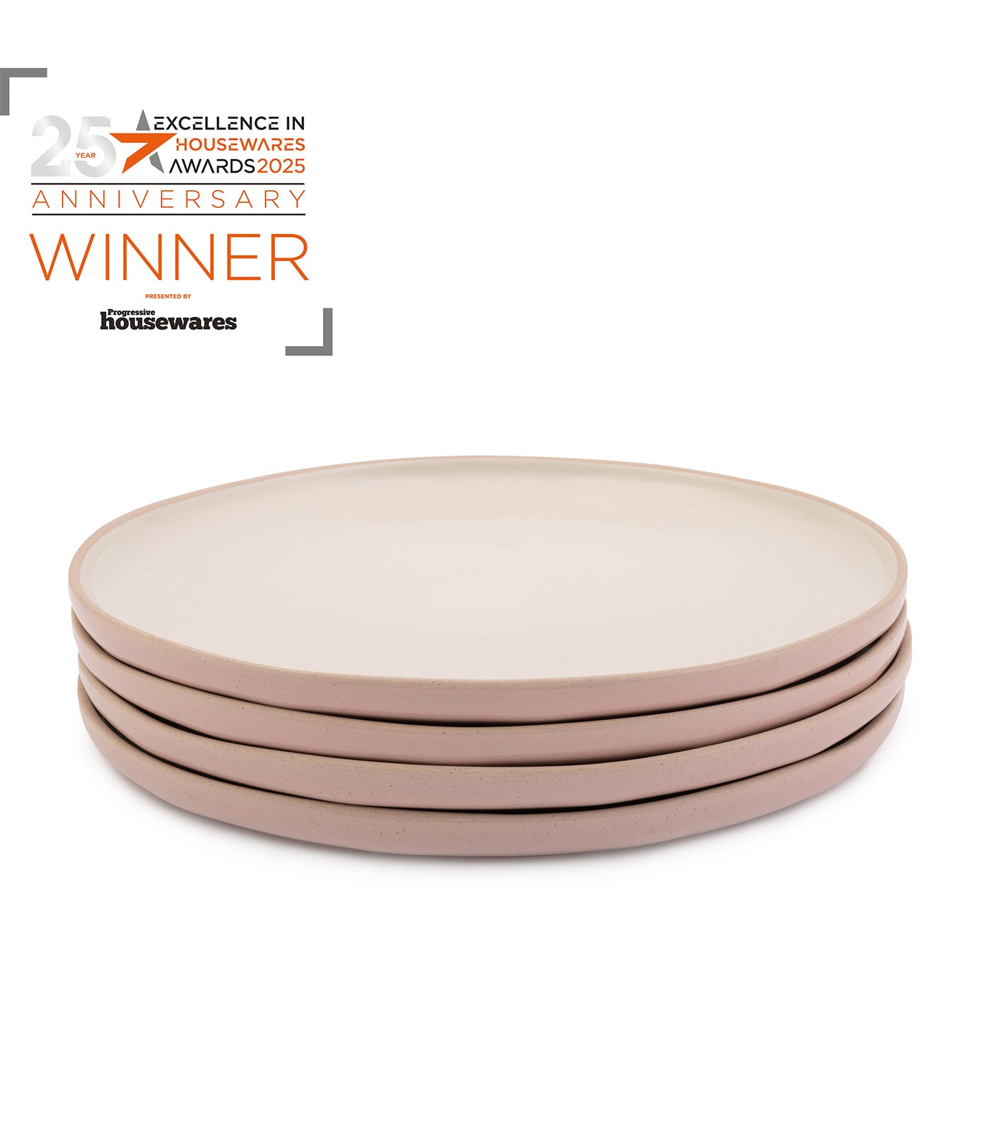 Big Love Perfect Plates Set of 4 Pink