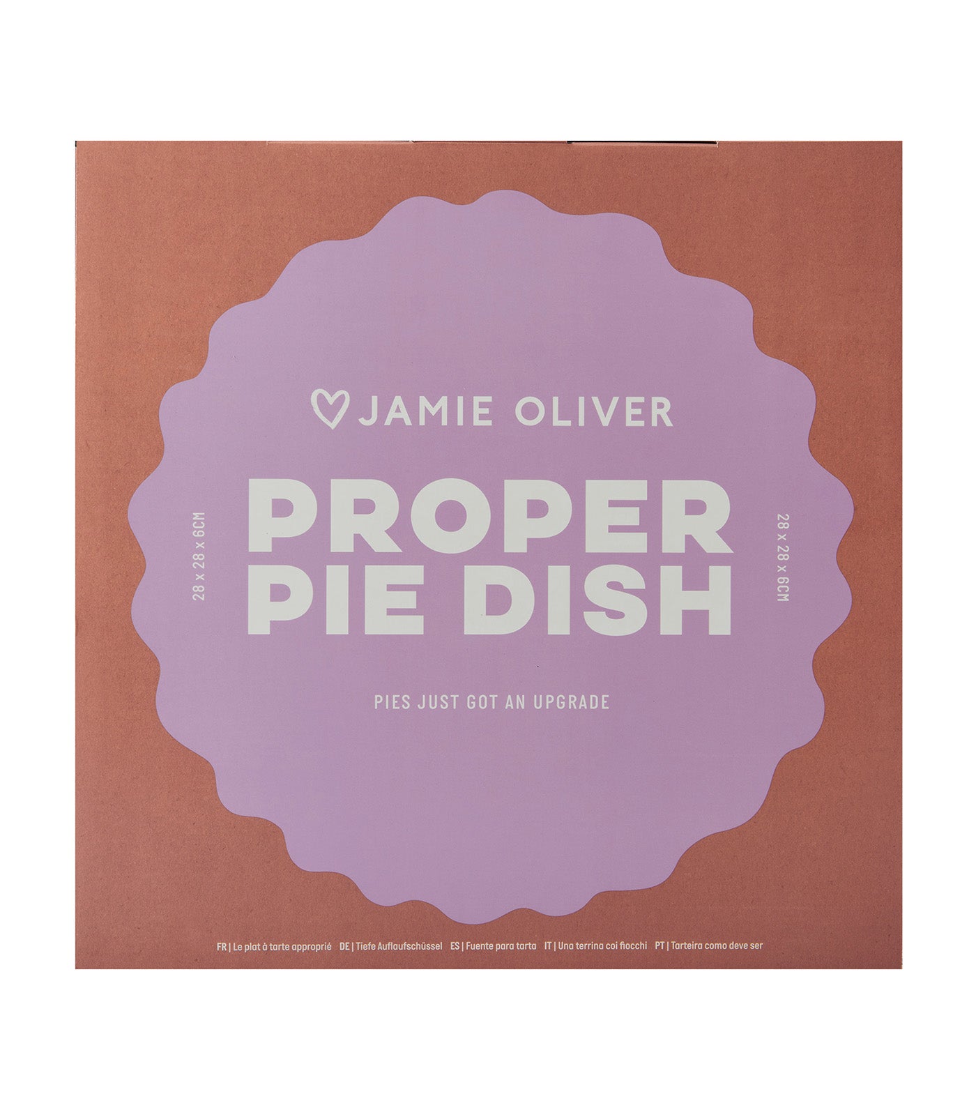 Big Love Proper Pie Dish Pink