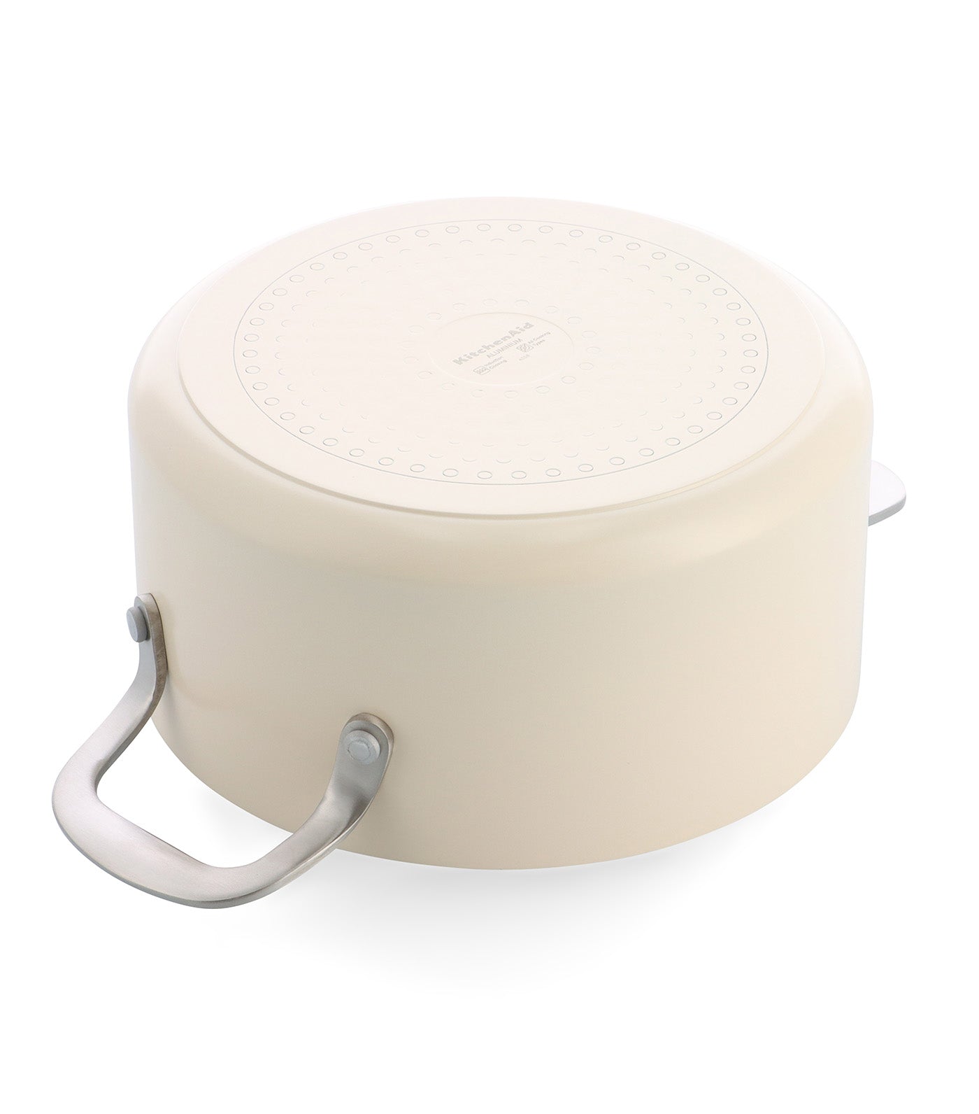 Colored Aluminum CVD Casserole Almond Cream 24 cm