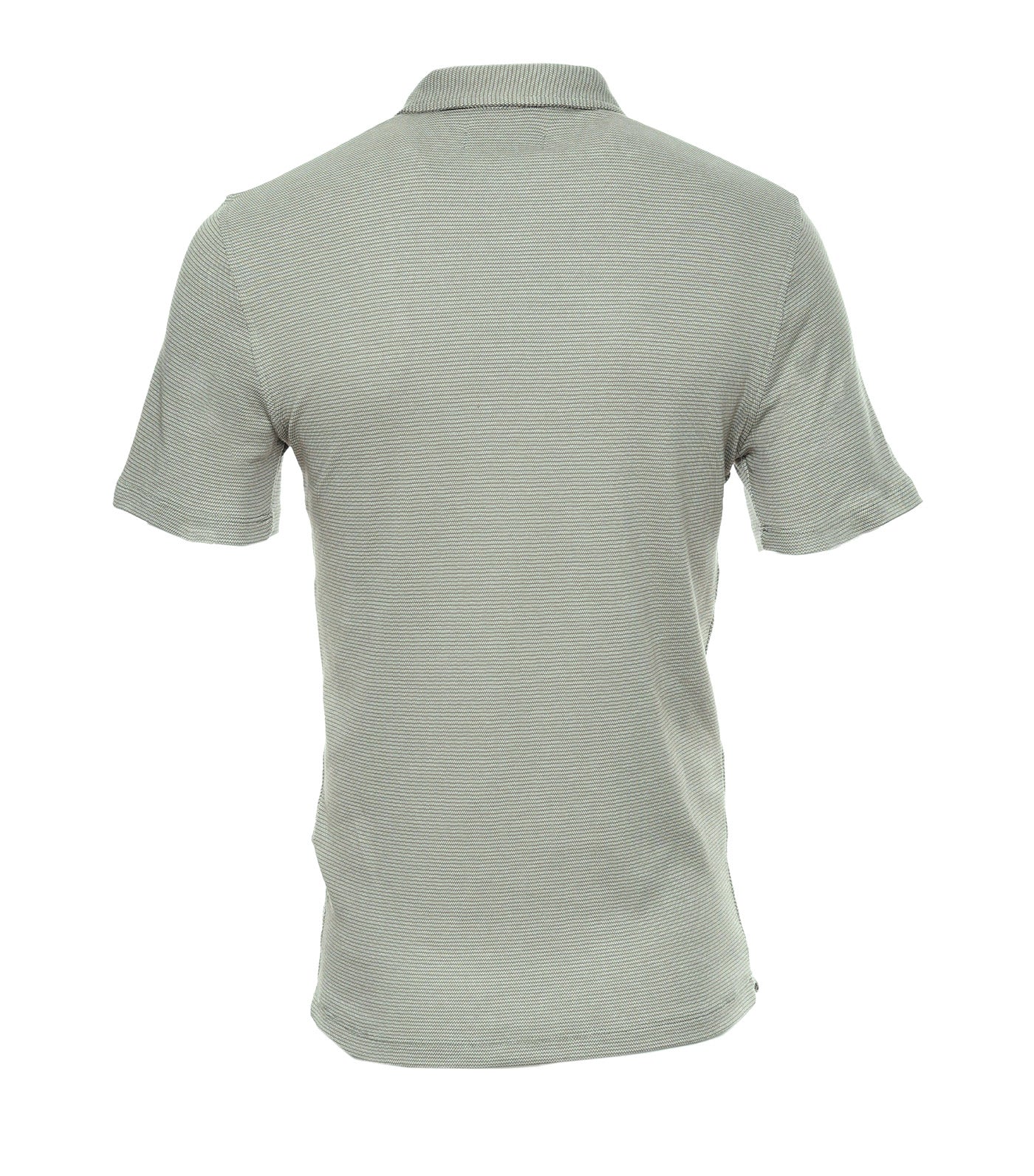 Button Polo Two-Toned Knit