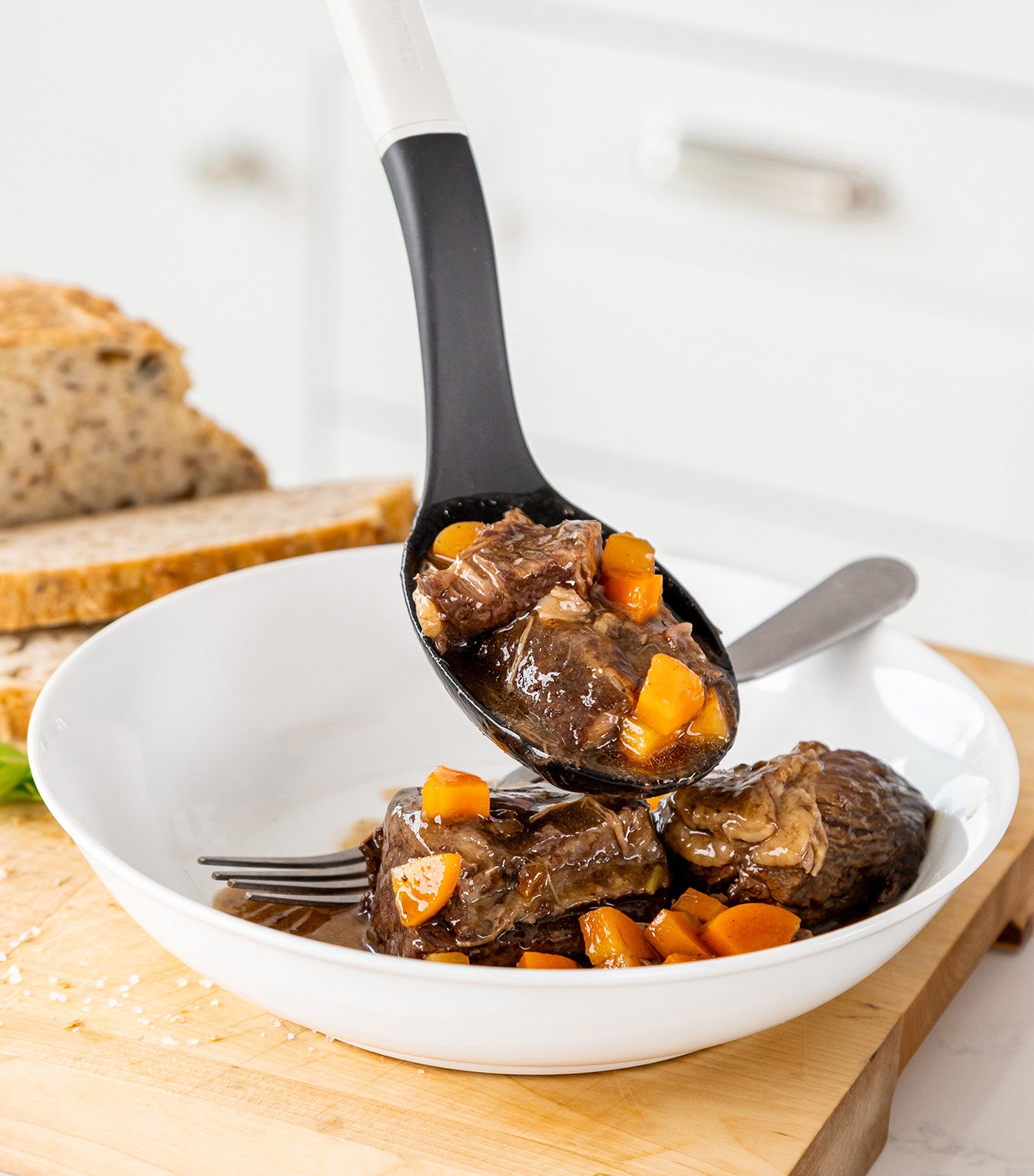 Coreline Basting Spoon Porcelain