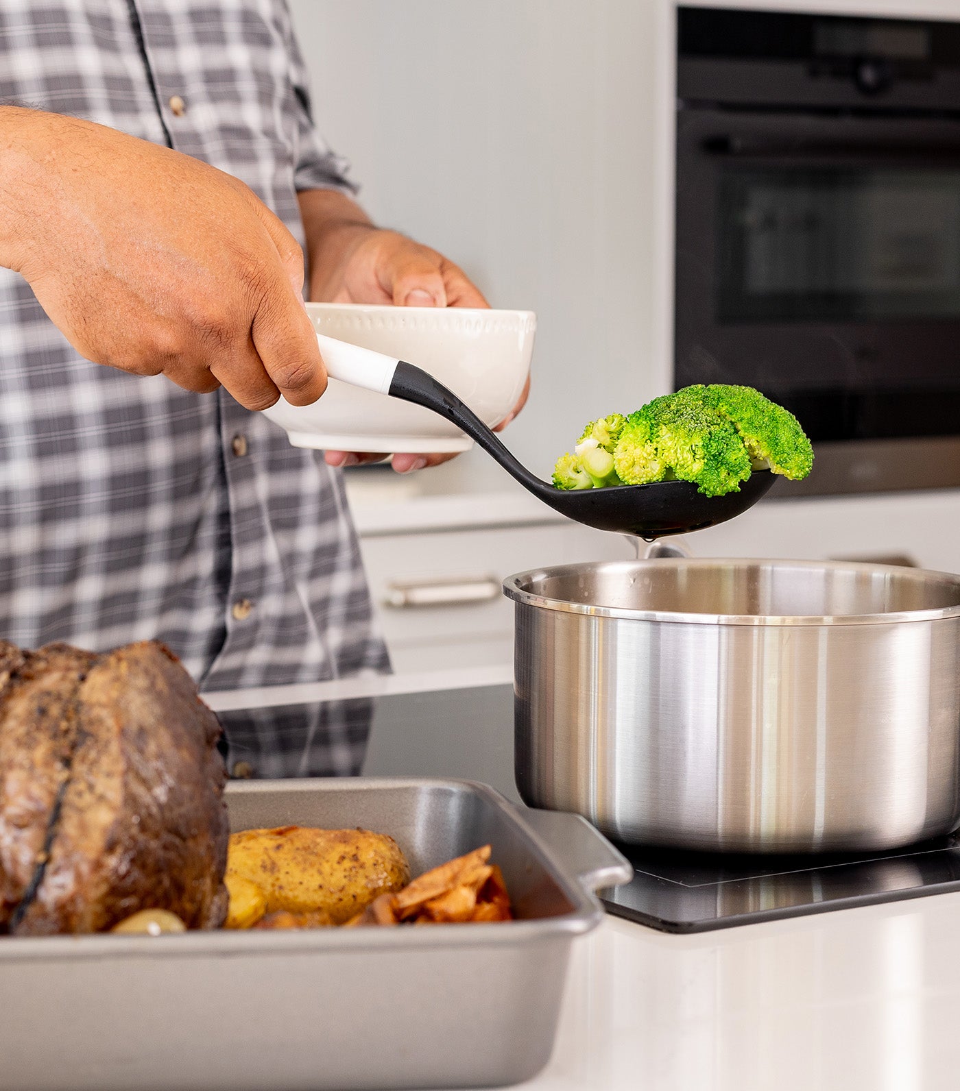 Coreline Slotted Spoon Porcelain