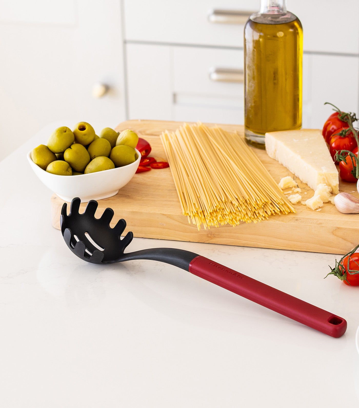 Coreline Pasta Spoon Empire Red