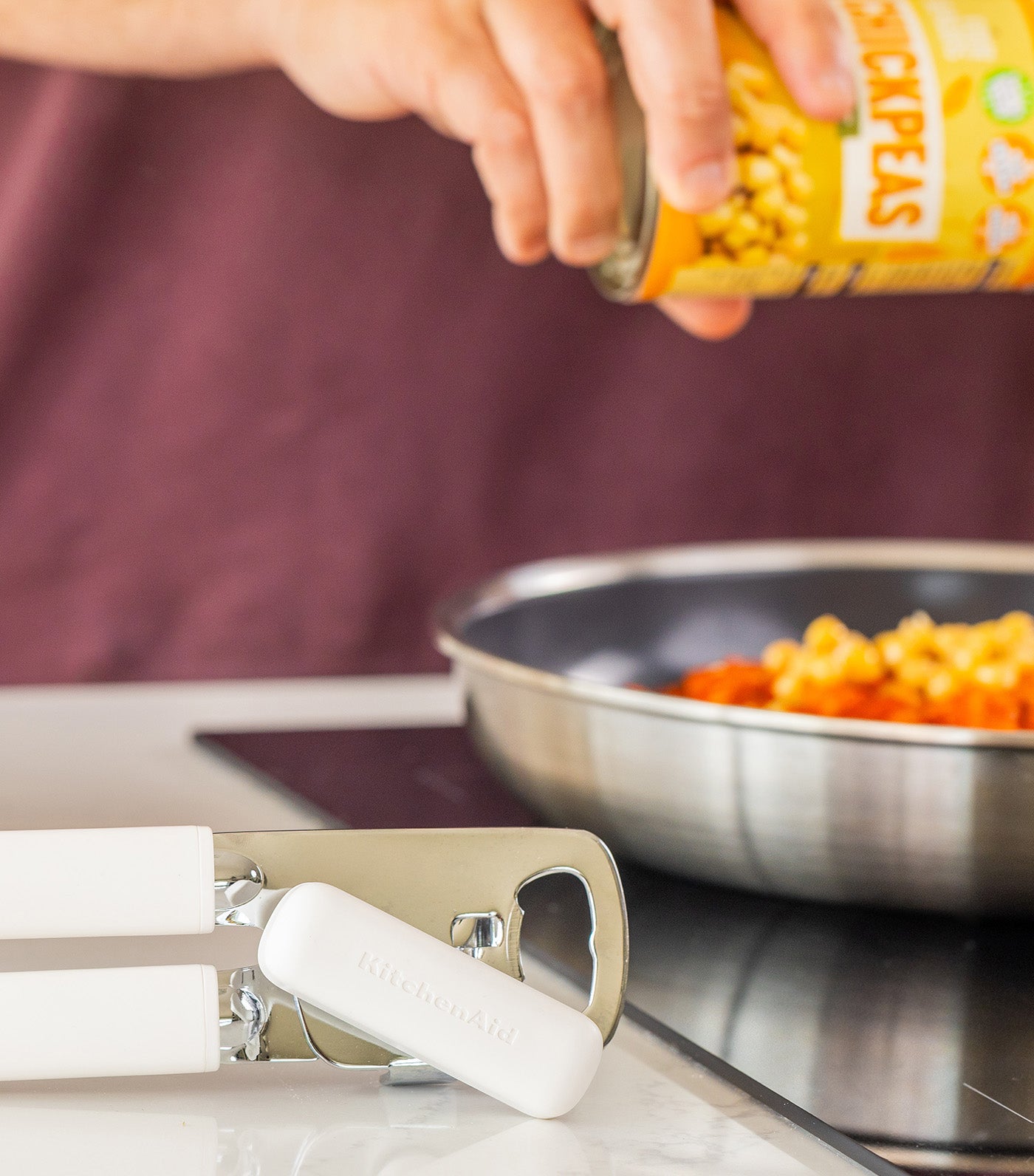 Coreline Can Opener with Bottle Opener Porcelain