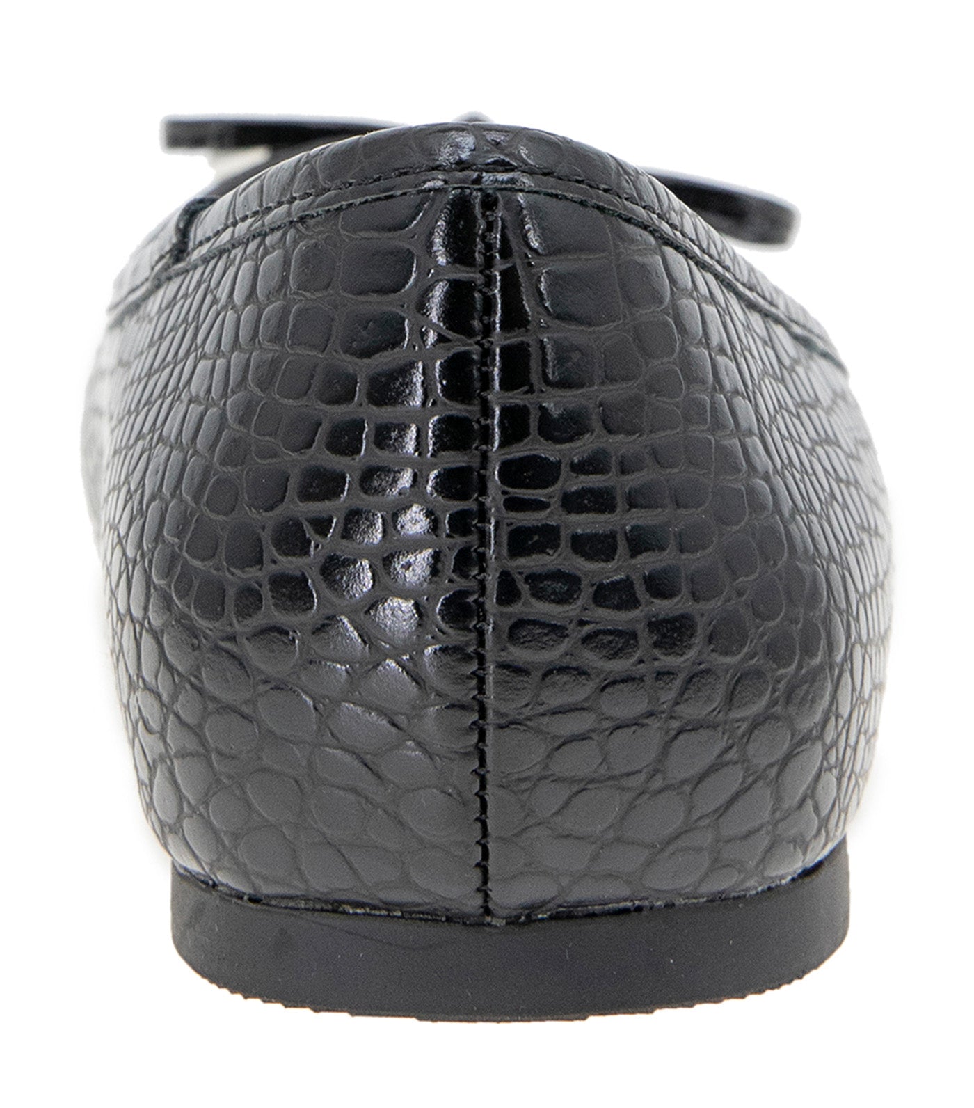 Kenneth Cole Elstree Croco Ballet Flats Black