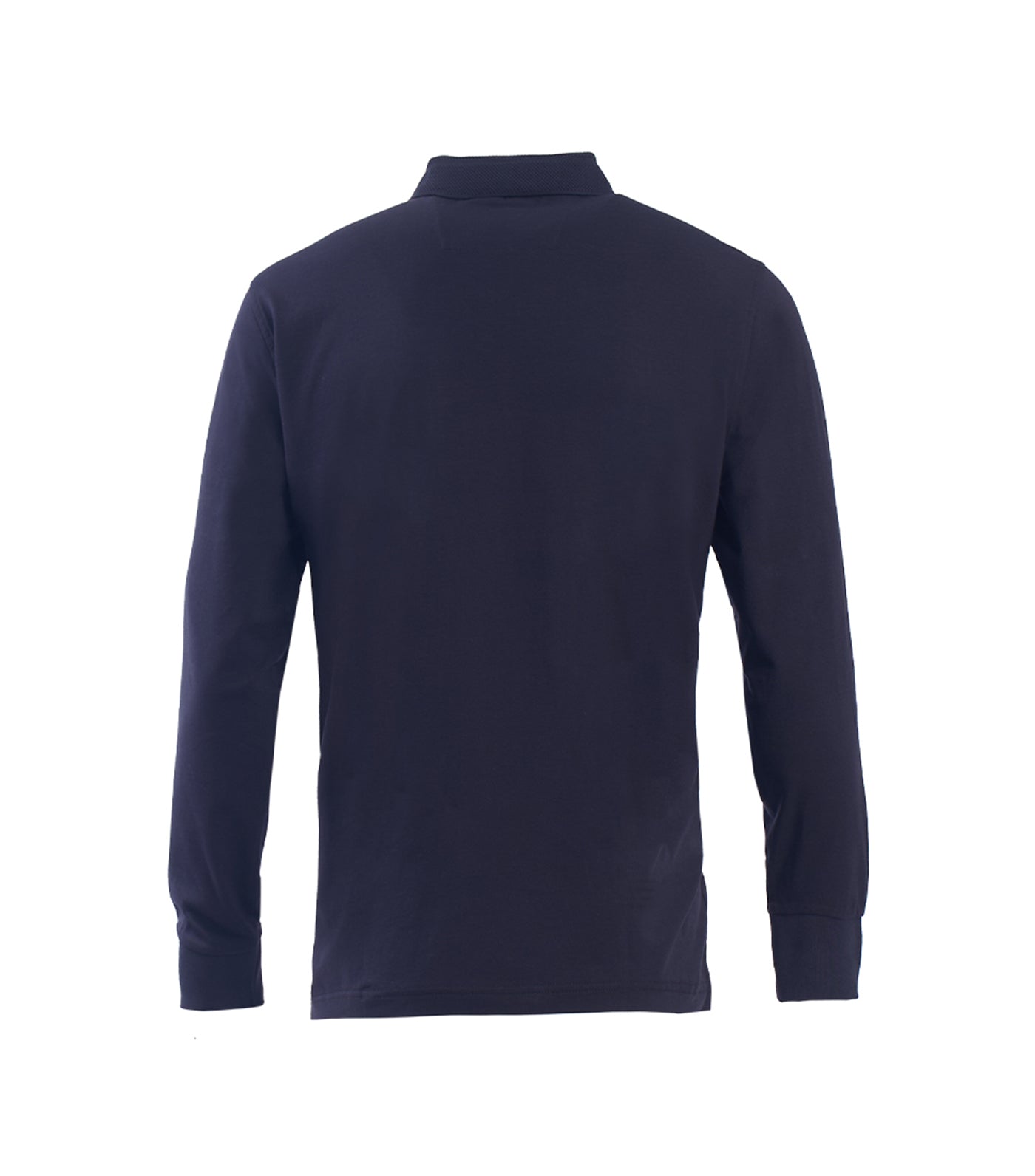 Kenneth Cole Long Sleeves Pique Polo Shirt Black