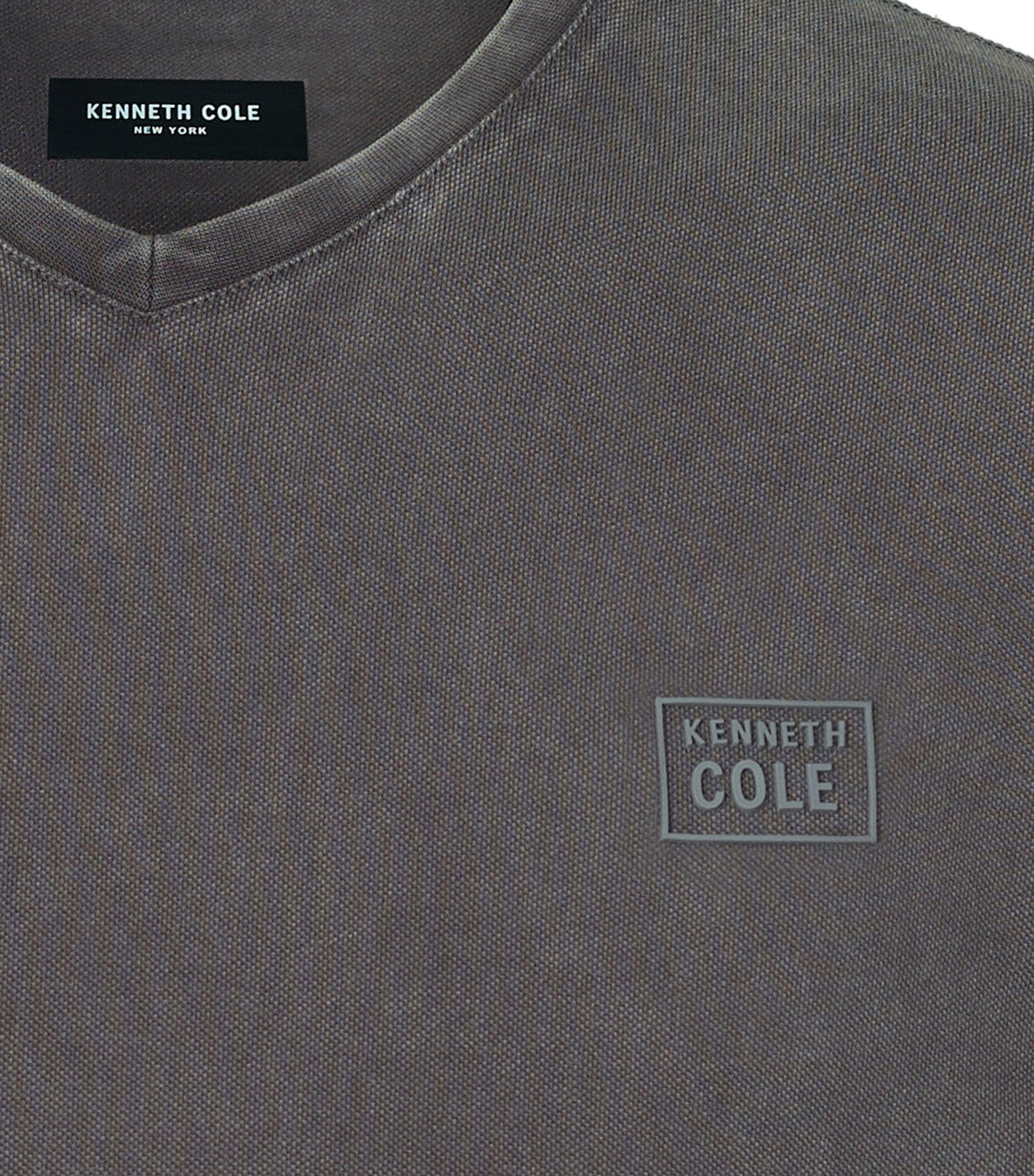 Textured T-Shirt Charcole