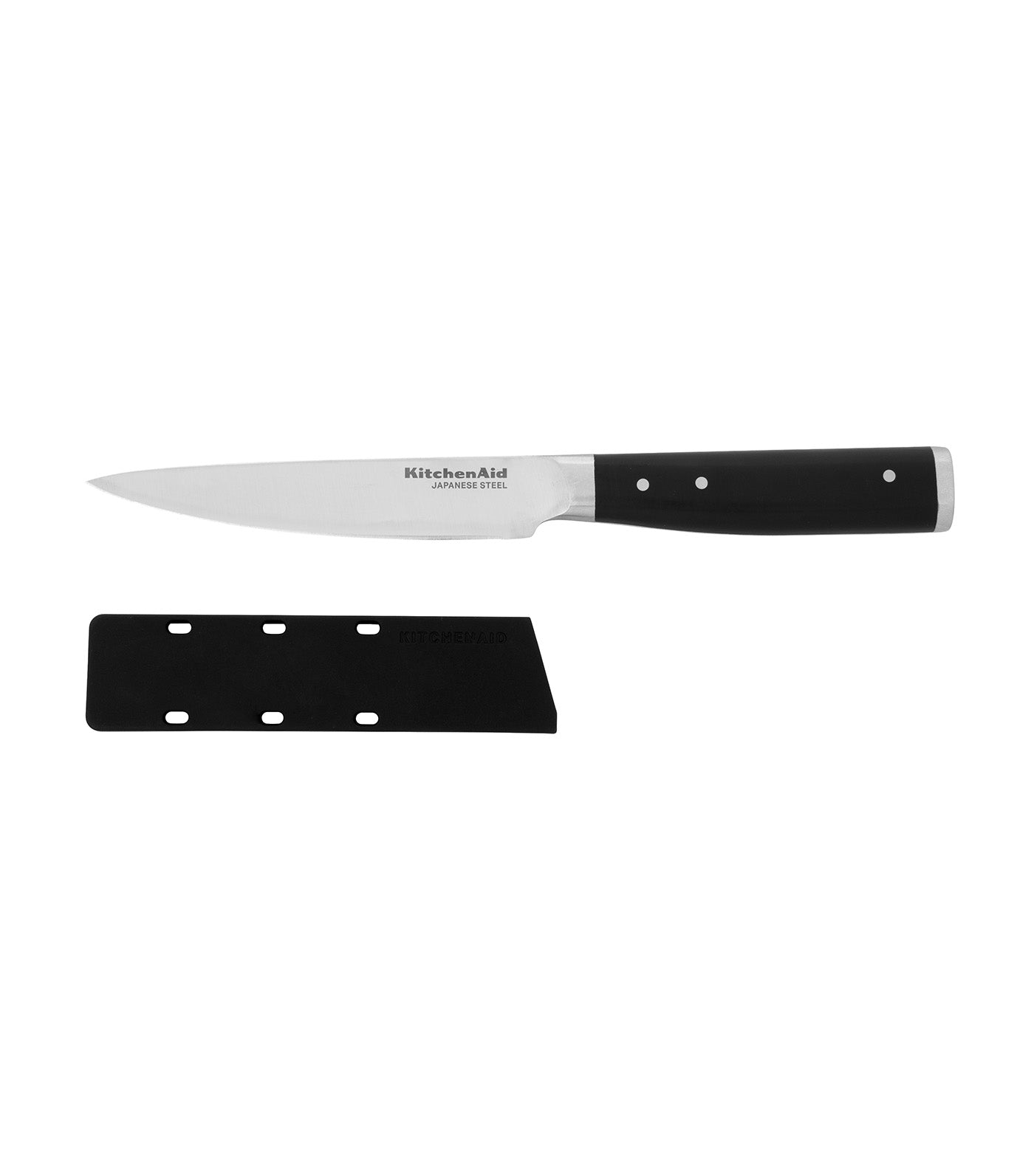 4.5in Fine Edge Utility Knife with Sheath-GMT Black