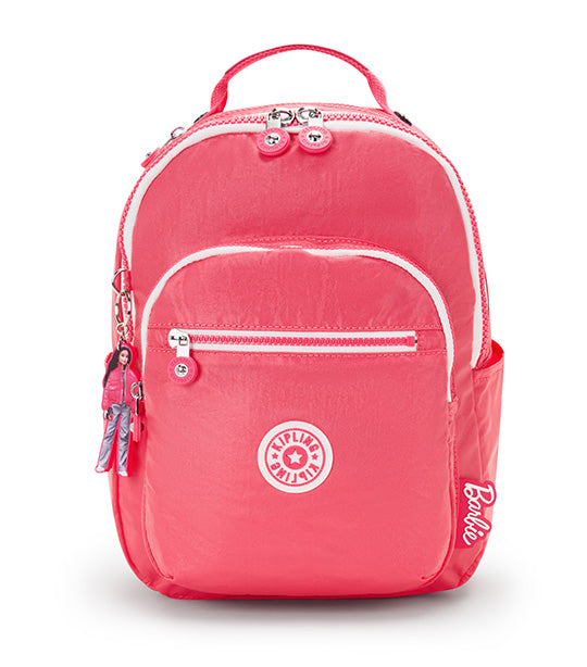 Barbie x Kipling Seoul Small Tablet Backpack Lively Pink