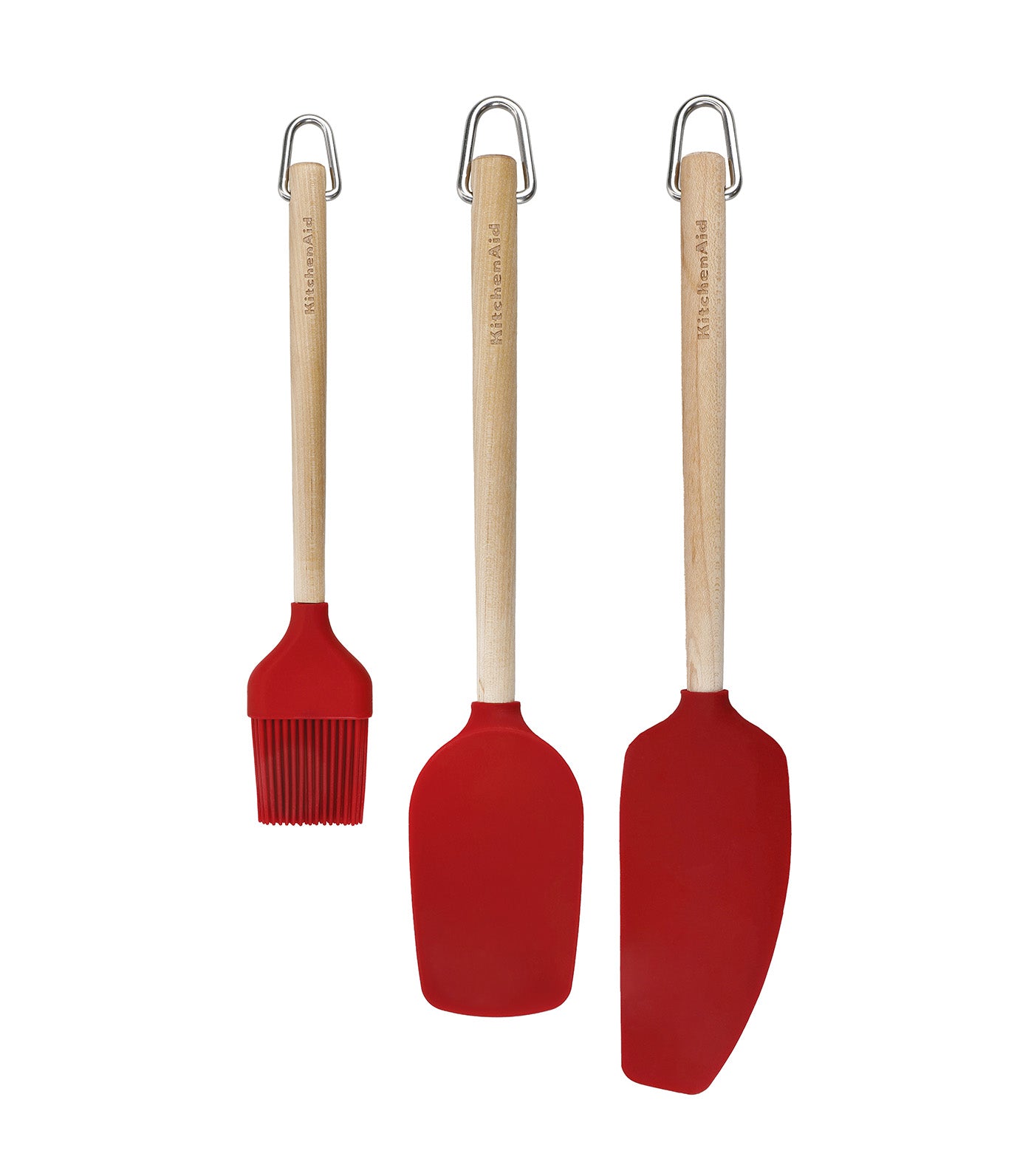 Birchwood 3-Piece Baking Set Bamboo/Red